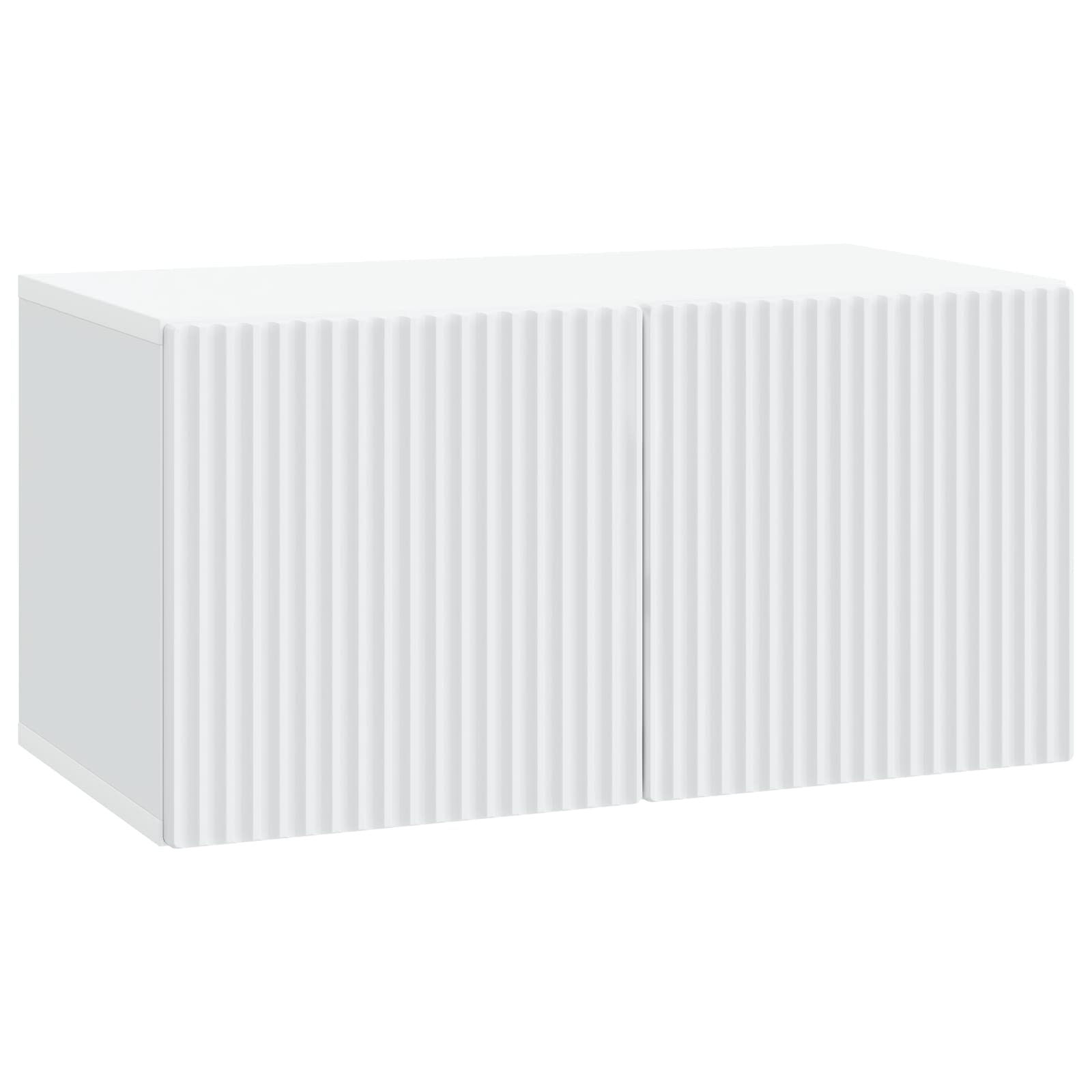 Wall-Mounted TV Cabinet White 59.5 x 31 x 30 cm Engineered Wood