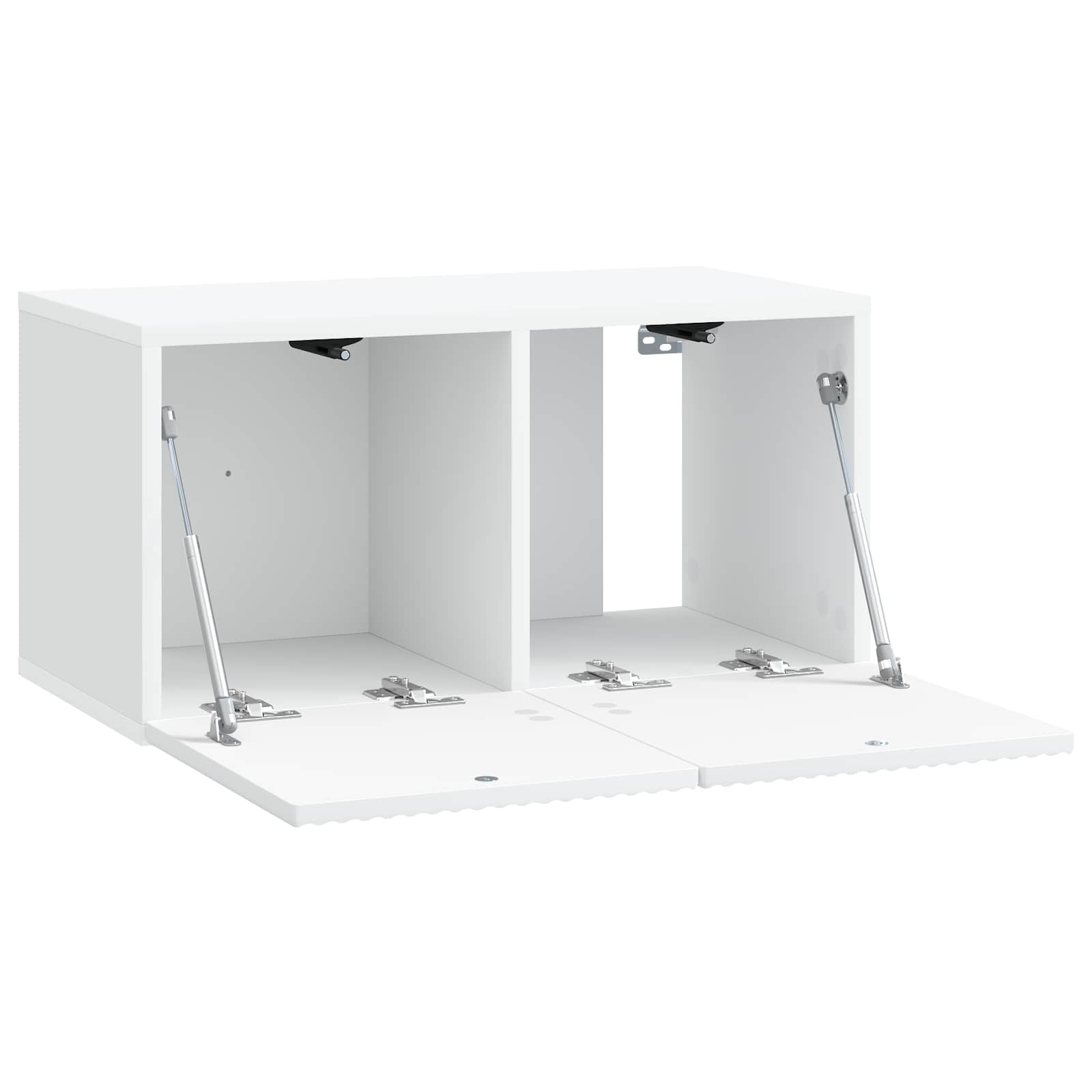 Wall-Mounted TV Cabinet White 59.5 x 31 x 30 cm Engineered Wood