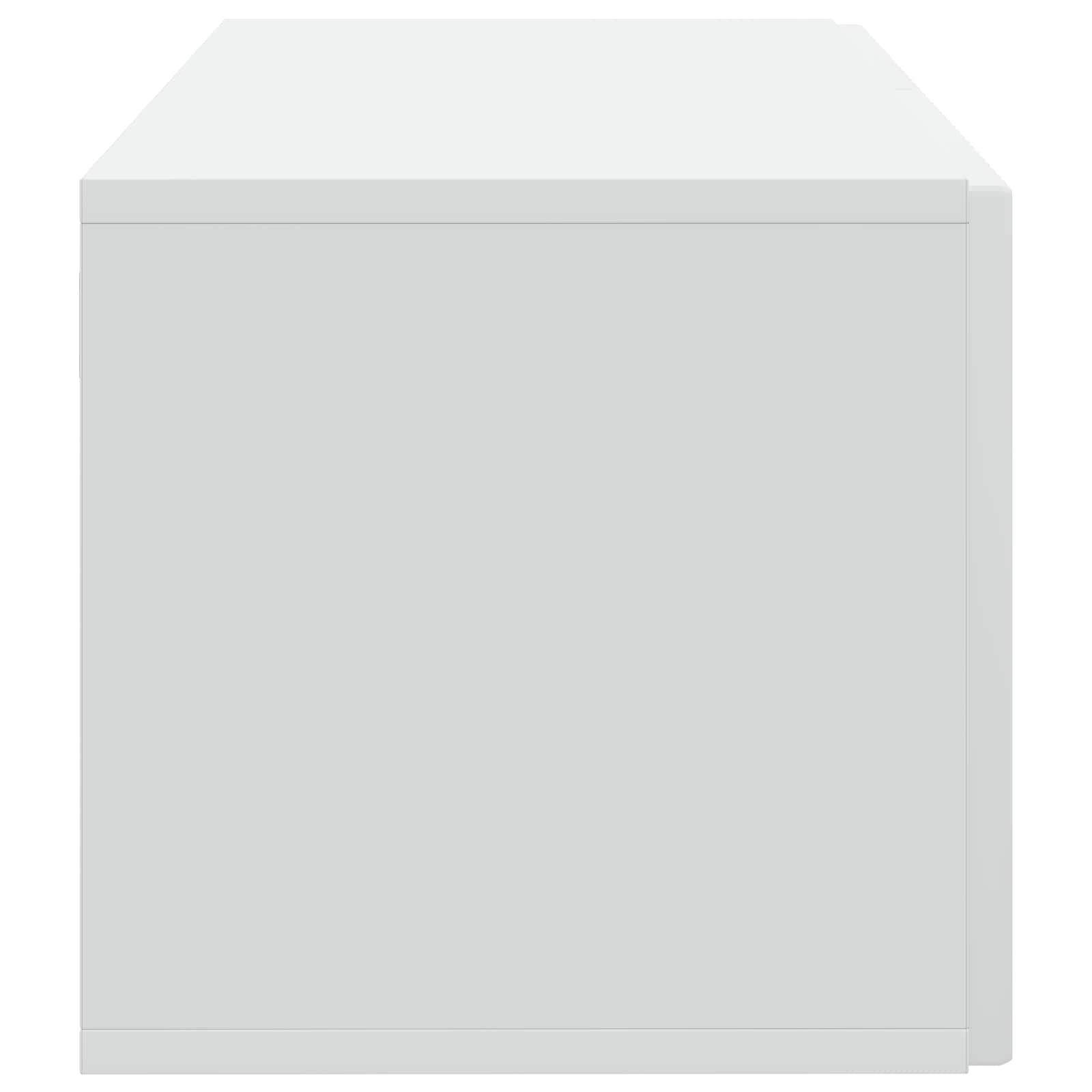 Wall-Mounted TV Cabinet White 59.5 x 31 x 30 cm Engineered Wood