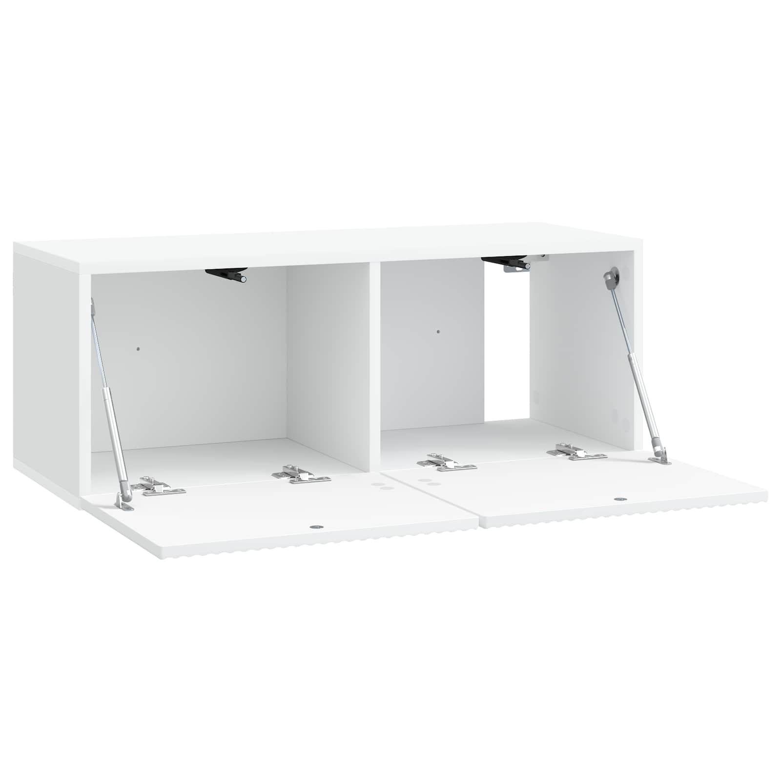Wall-Mounted TV Cabinet White 78.5 x 31 x 30 cm Engineered Wood