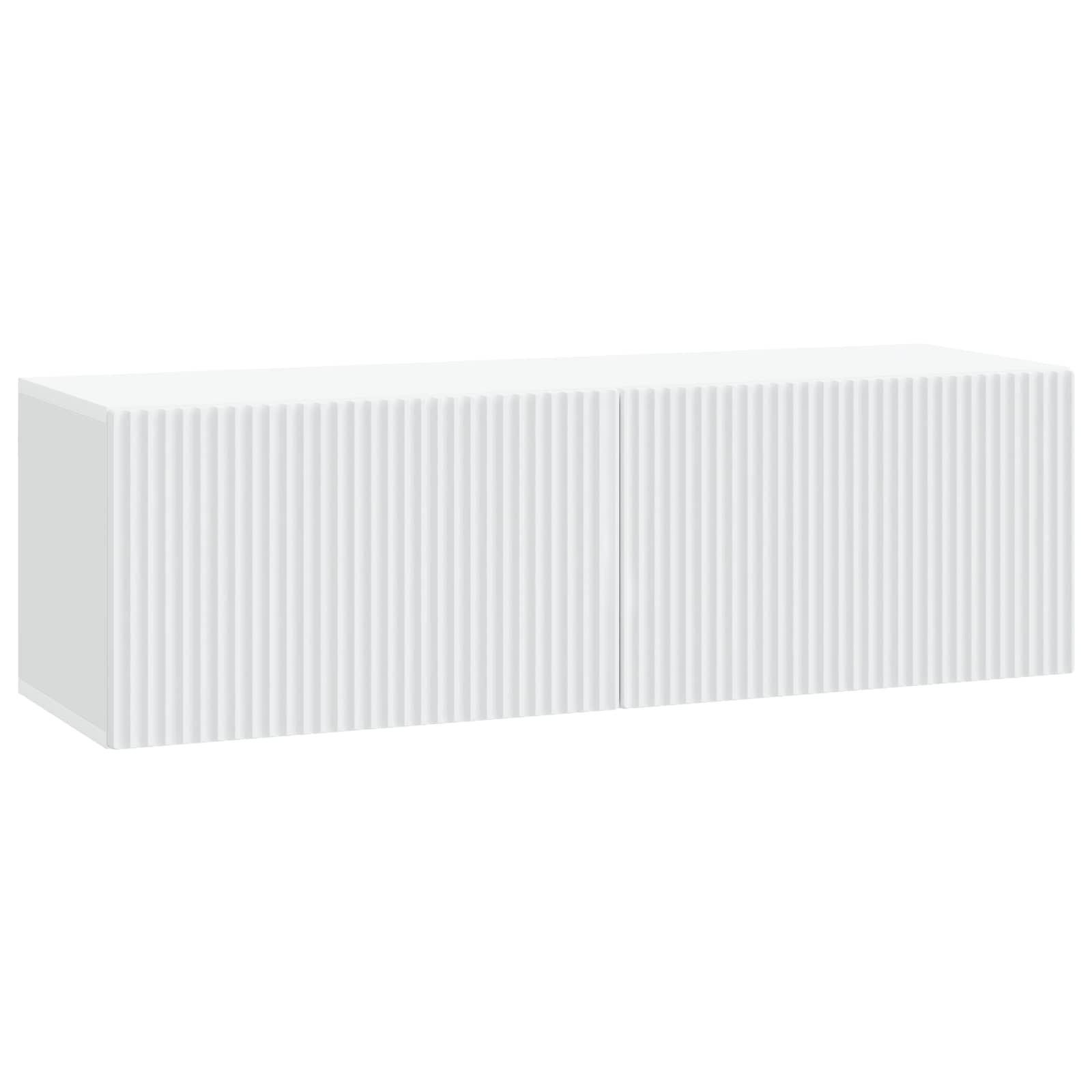 Wall-Mounted TV Cabinet White 98 x 31 x 30 cm Engineered Wood