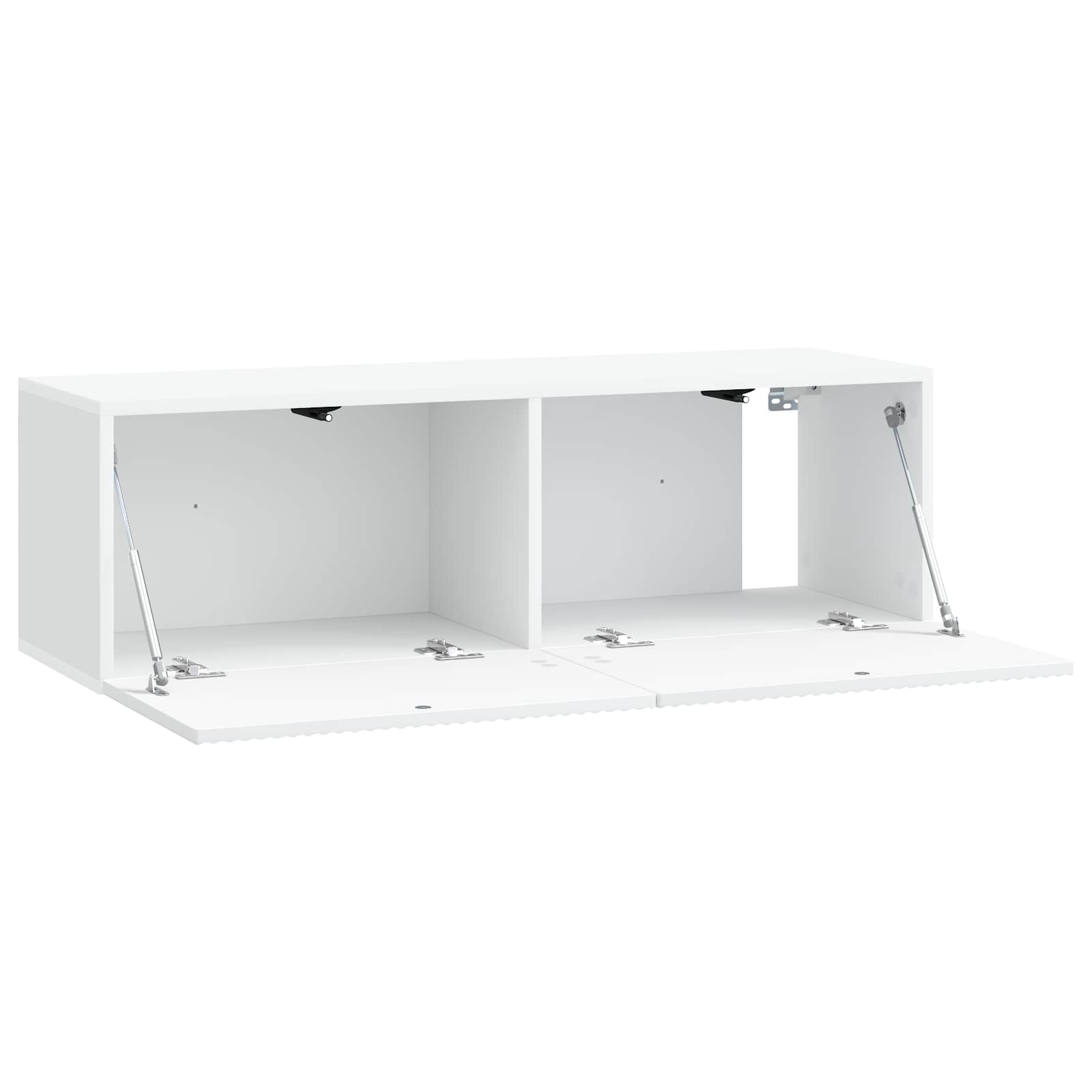 Wall-Mounted TV Cabinet White 98 x 31 x 30 cm Engineered Wood