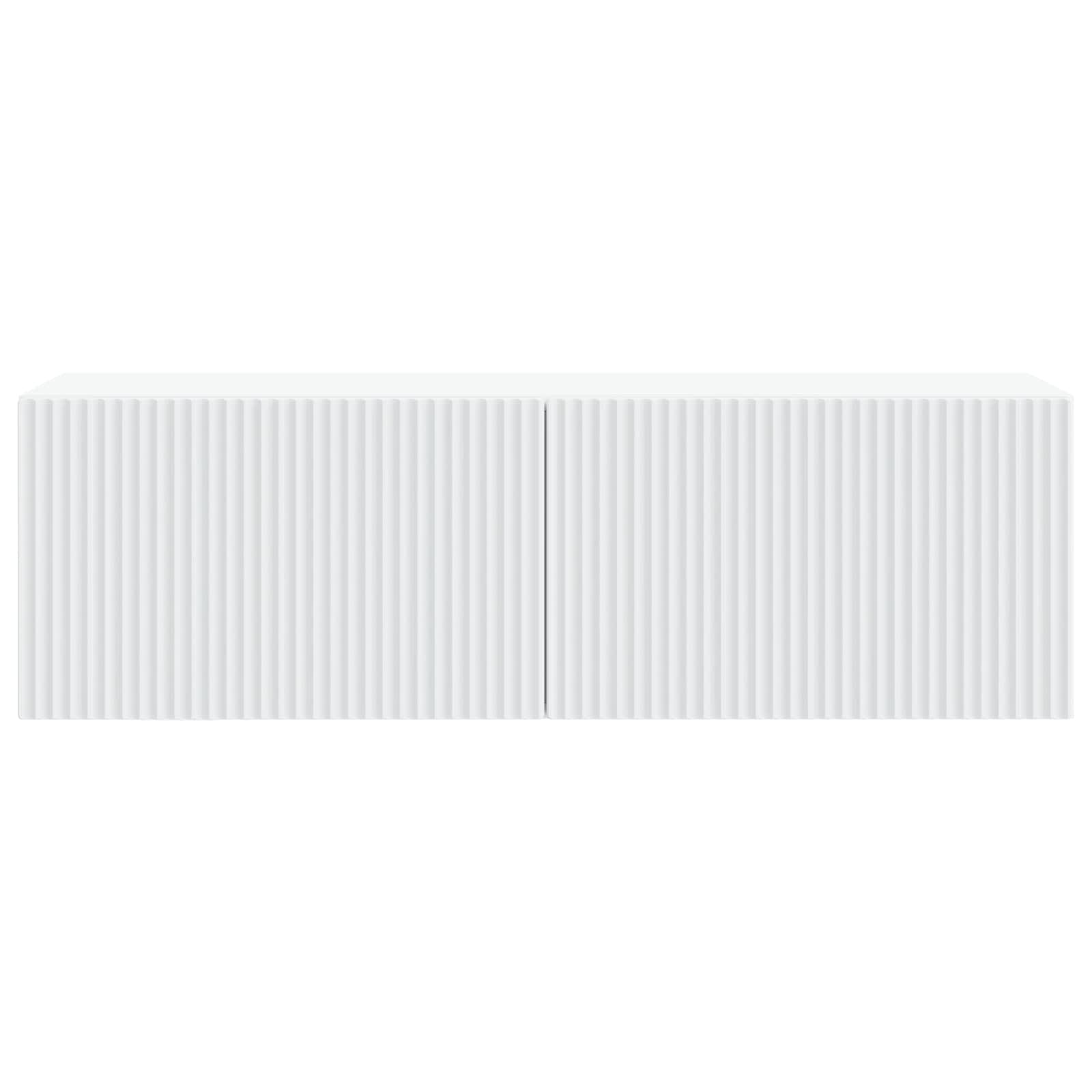 Wall-Mounted TV Cabinet White 98 x 31 x 30 cm Engineered Wood