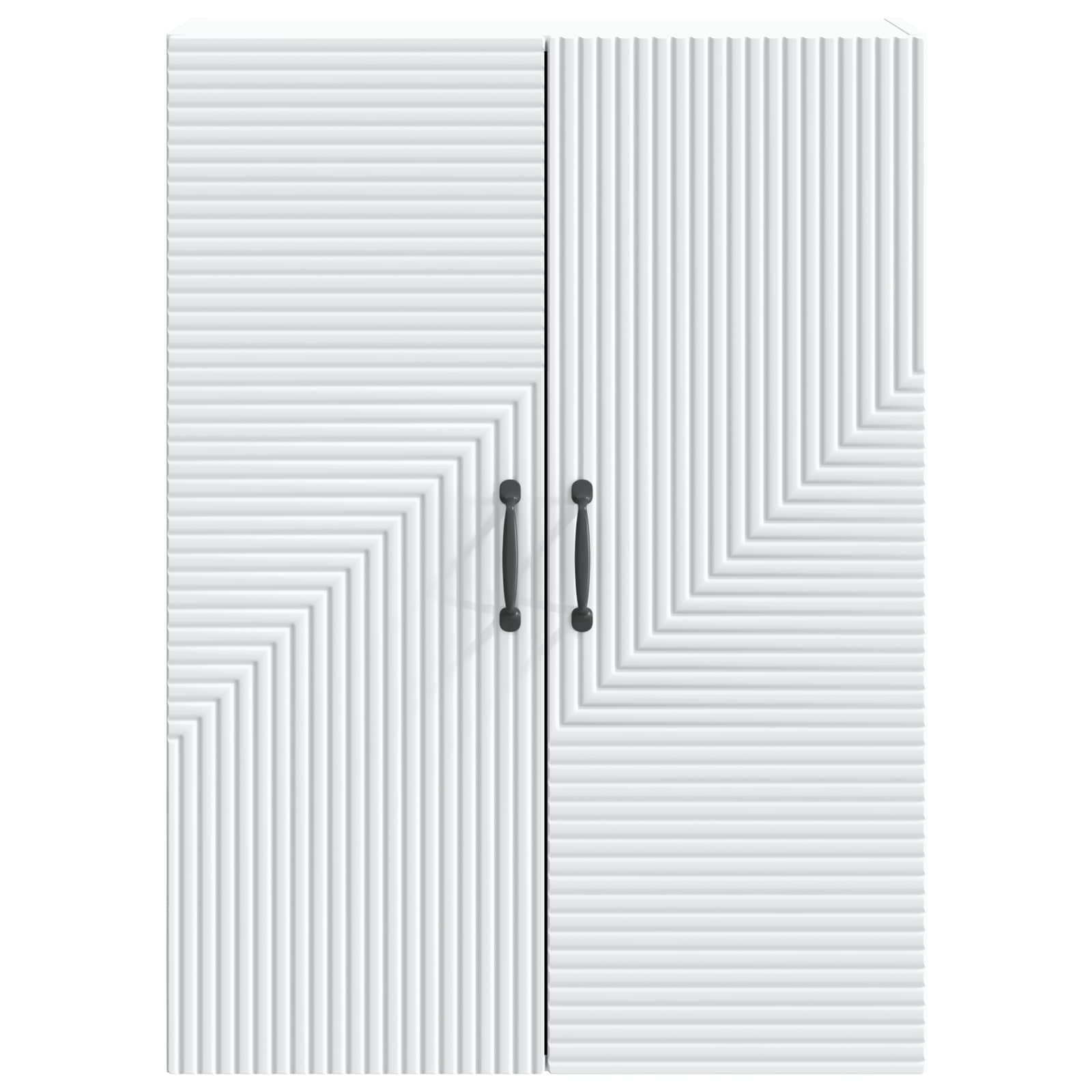 Wall-Mounted Cabinet White 66 x 34.5 x 90 cm Engineered Wood