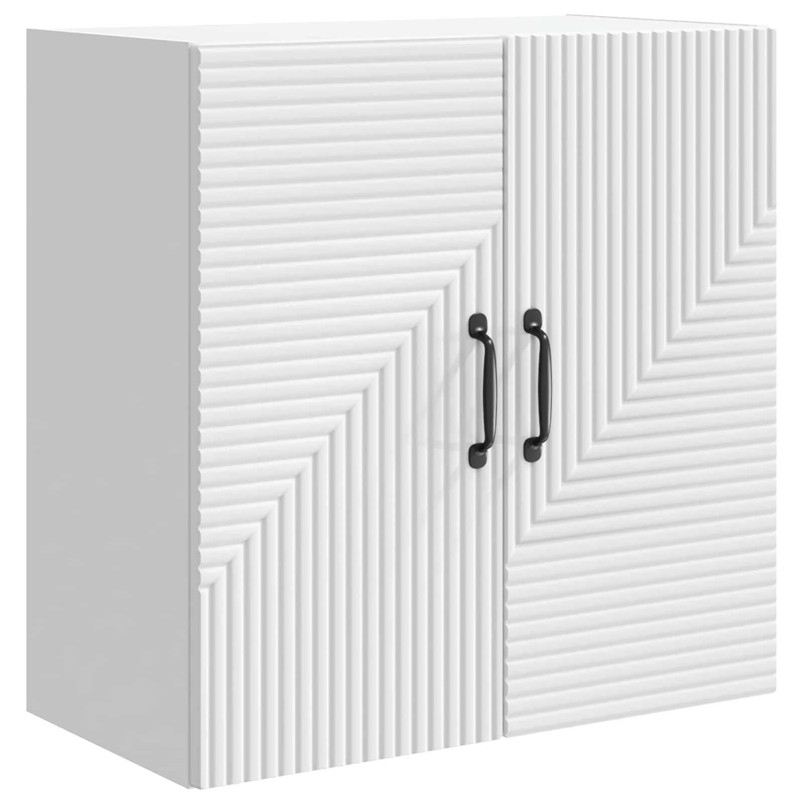 Wall-Mounted Cabinet White 59 x 31 x 60 cm Engineered Wood