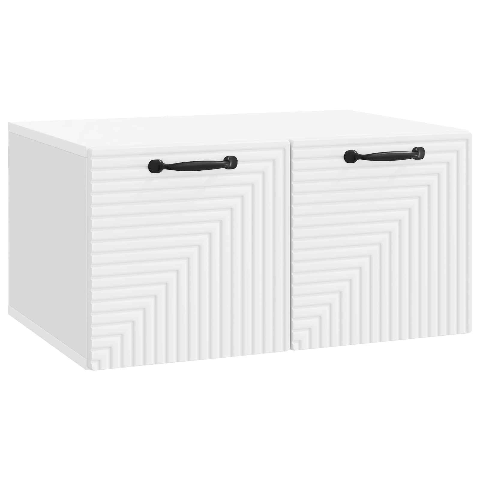 Wall-Mounted TV Cabinet White 59.5 x 41 x 30 cm Engineered Wood