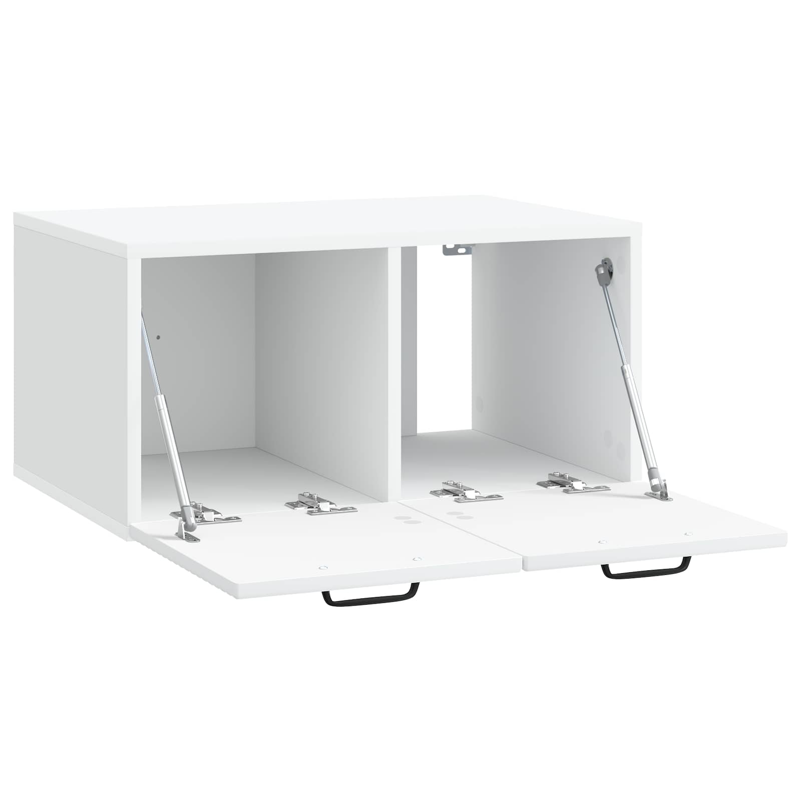 Wall-Mounted TV Cabinet White 59.5 x 41 x 30 cm Engineered Wood