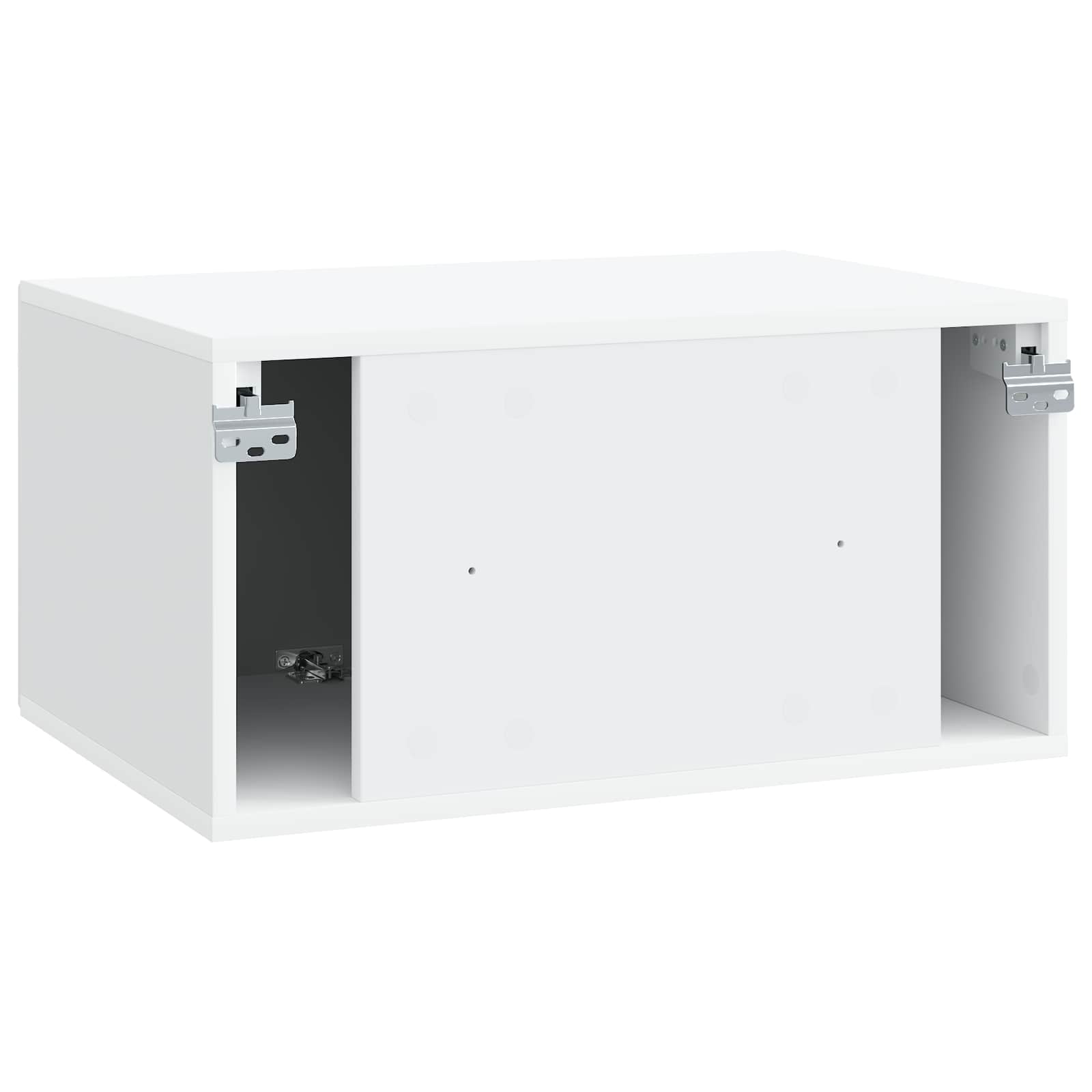 Wall-Mounted TV Cabinet White 59.5 x 41 x 30 cm Engineered Wood