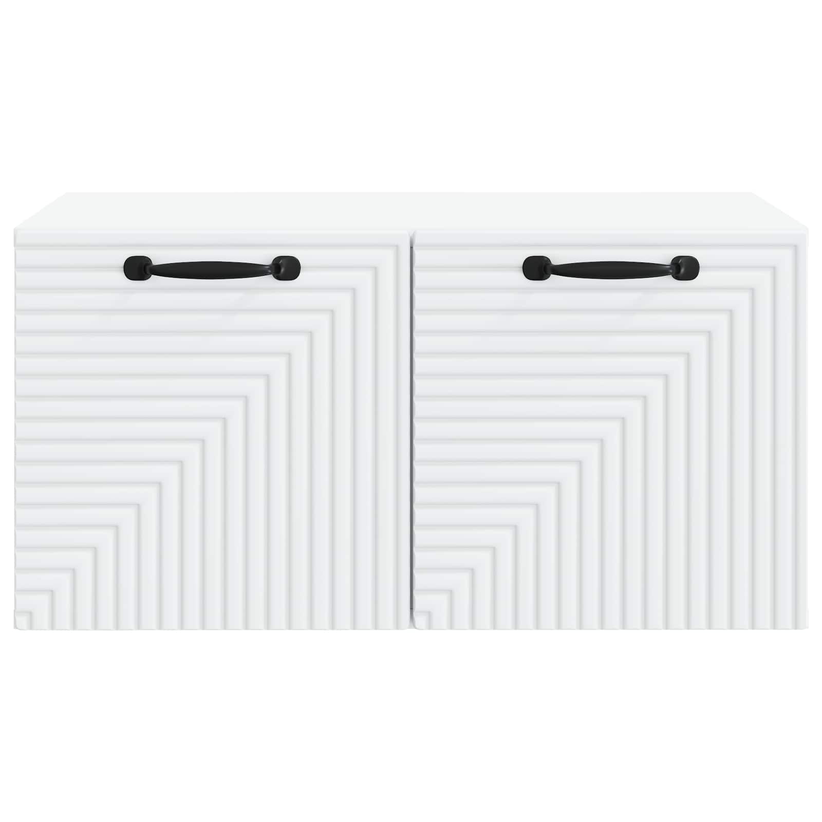 Wall-Mounted TV Cabinet White 59.5 x 41 x 30 cm Engineered Wood