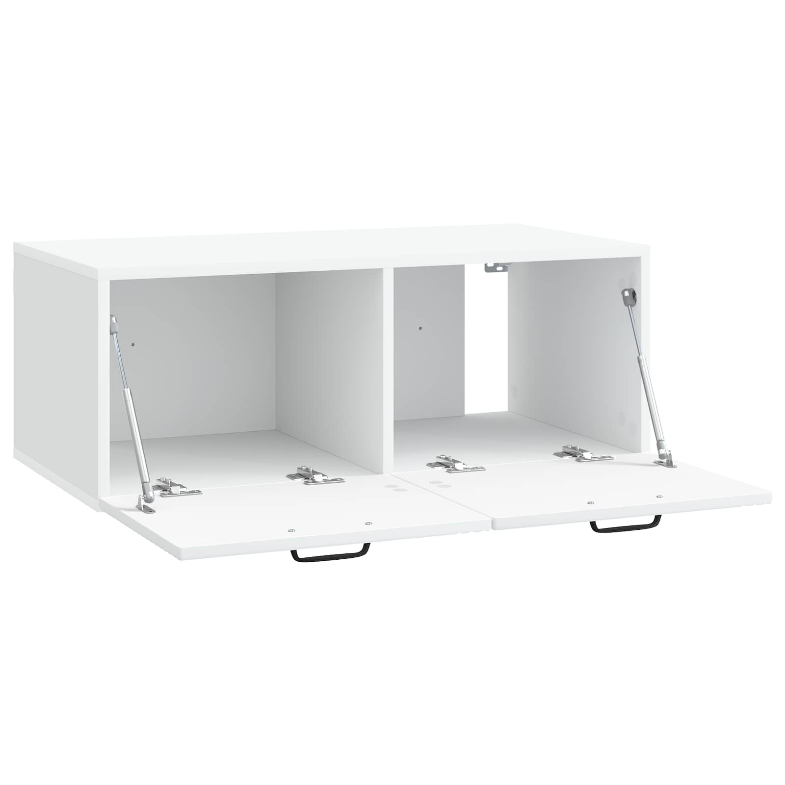 Wall-Mounted TV Cabinet White 78.5 x 41 x 30 cm Engineered Wood