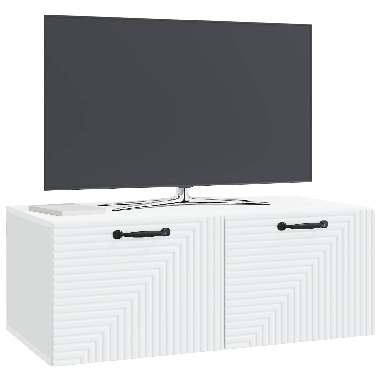 Wall-Mounted TV Cabinet White 78.5 x 41 x 30 cm Engineered Wood
