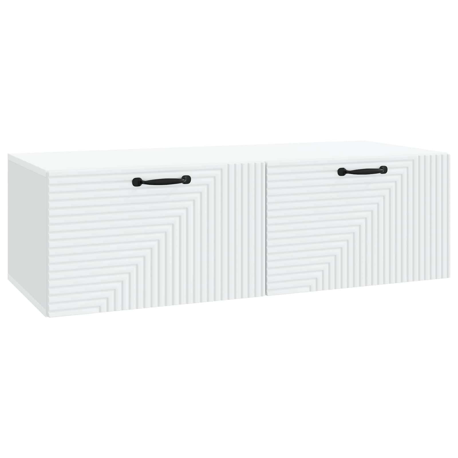 Wall-Mounted TV Cabinet White 98 x 41 x 30 cm Engineered Wood
