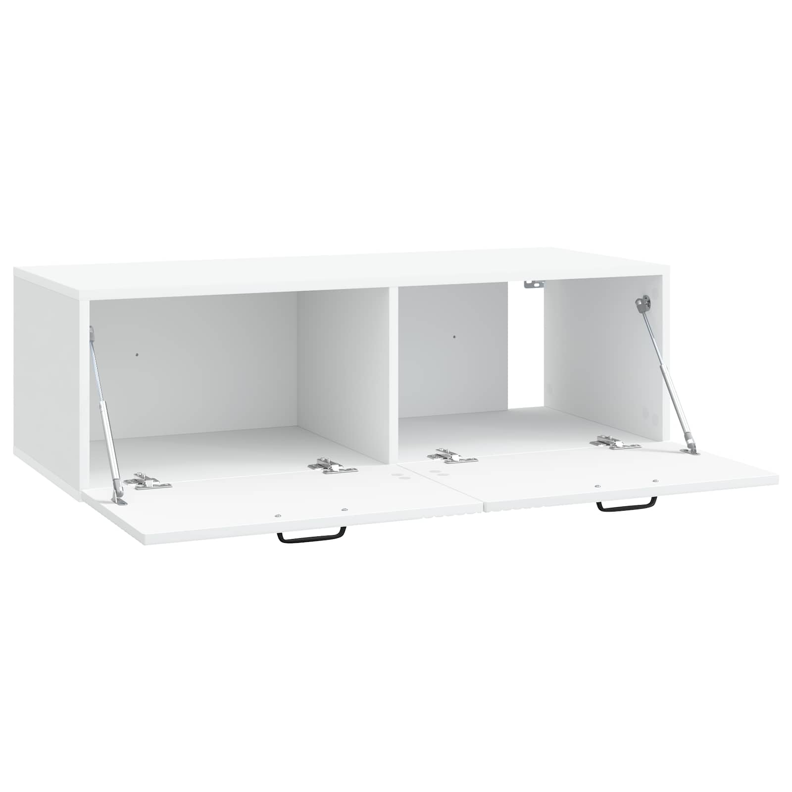 Wall-Mounted TV Cabinet White 98 x 41 x 30 cm Engineered Wood