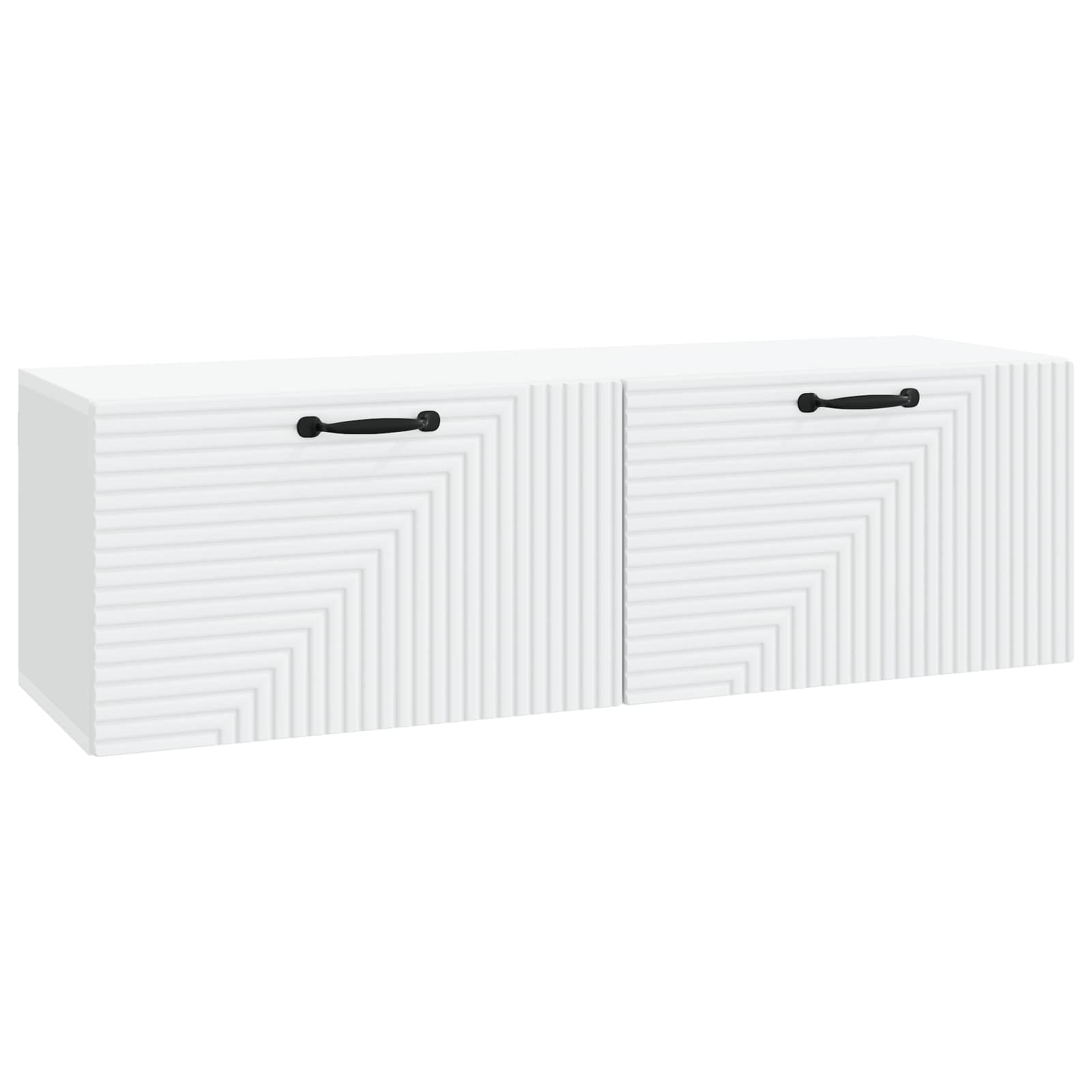 Wall-Mounted TV Cabinet White 98 x 31 x 30 cm Engineered Wood