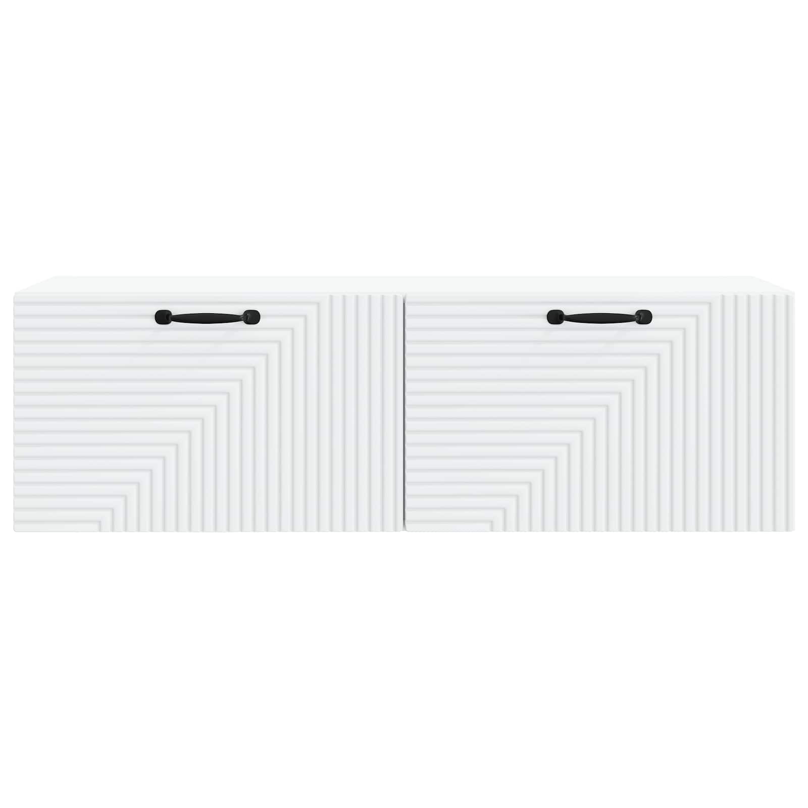 Wall-Mounted TV Cabinet White 98 x 31 x 30 cm Engineered Wood