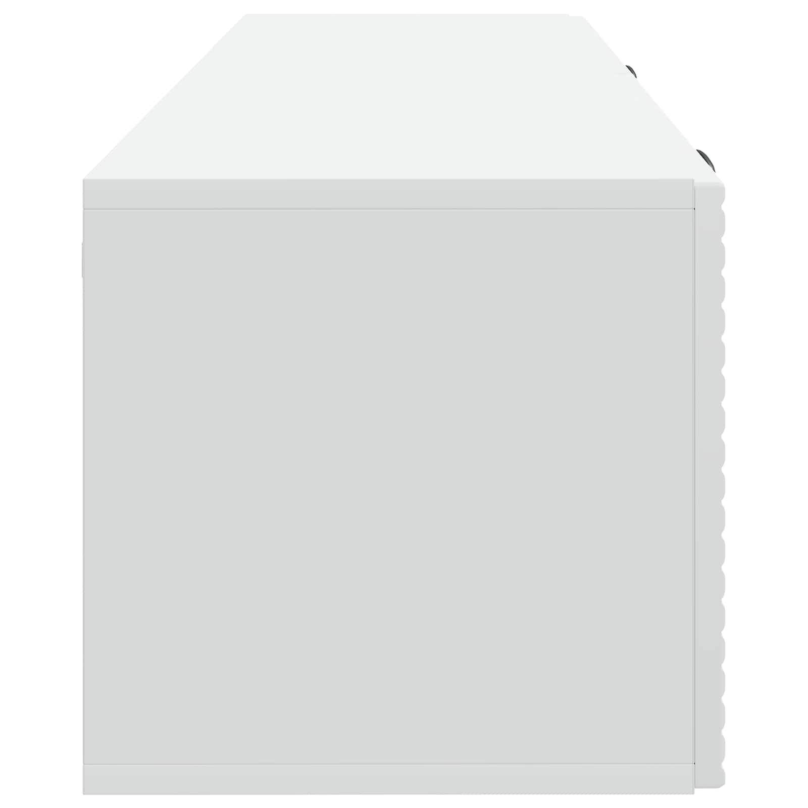 Wall-Mounted TV Cabinet White 98 x 31 x 30 cm Engineered Wood