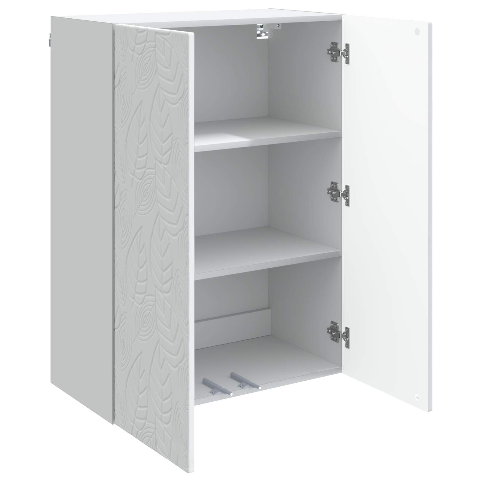 Wall-Mounted Cabinet White 66 x 34.5 x 90 cm Engineered Wood