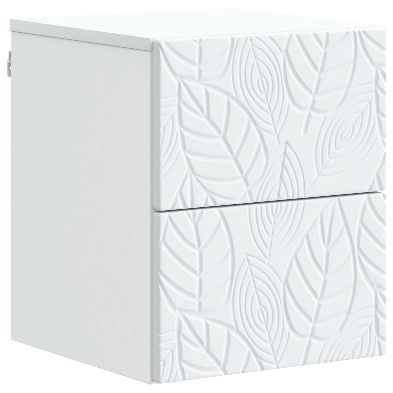 Wall-Mounted Bedside Cabinet White 34.5 x 33 x 40 cm