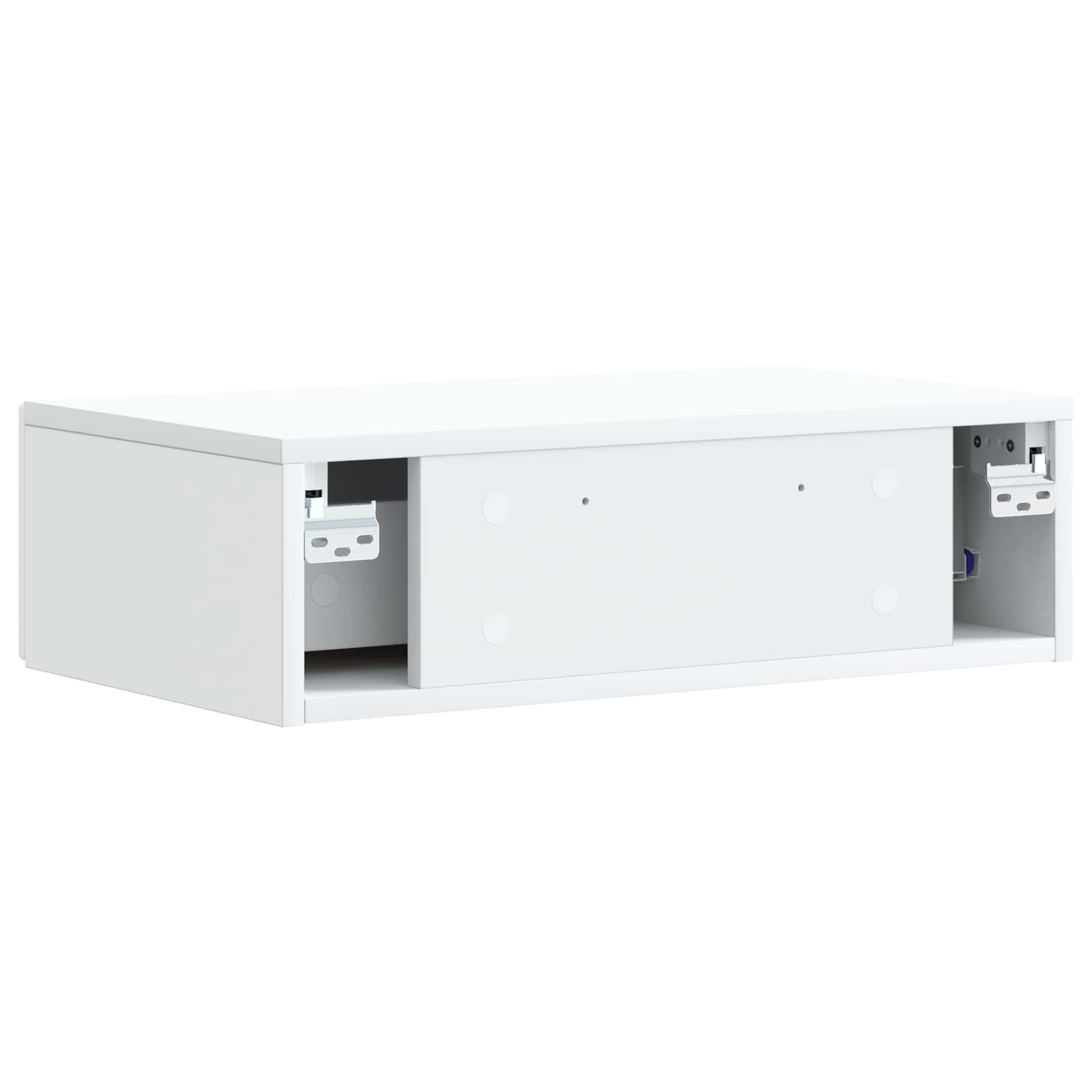Wall-Mounted Side Table White 59 x 34.5 x 17 cm Engineered Wood