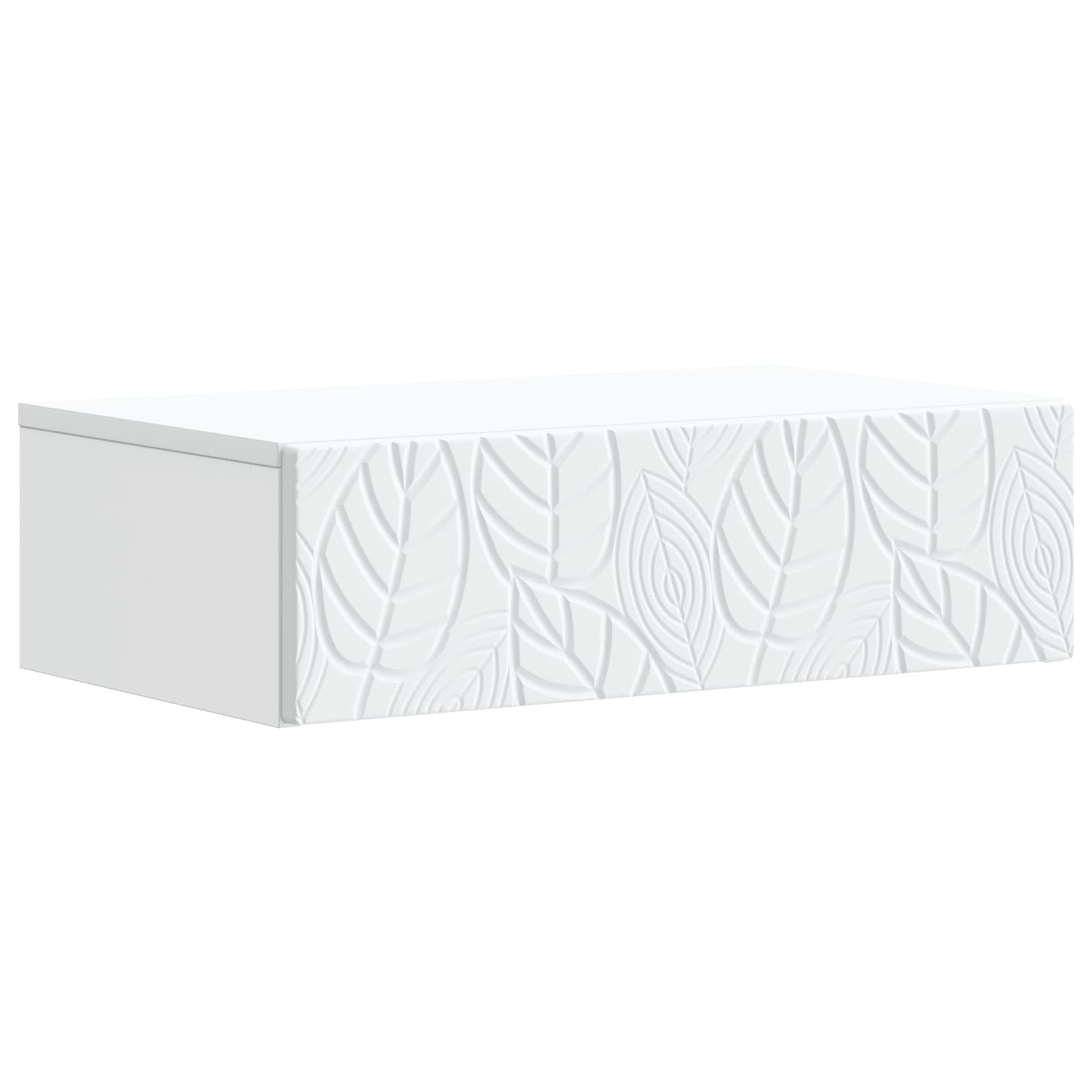 Wall-Mounted Side Table White 87.5 x 34.5 x 17 cm