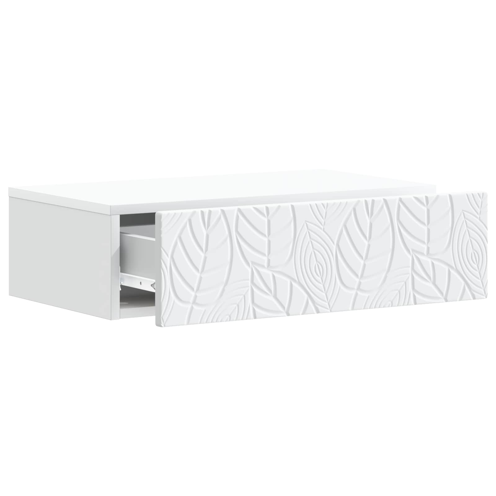 Wall-Mounted Side Table White 87.5 x 34.5 x 17 cm