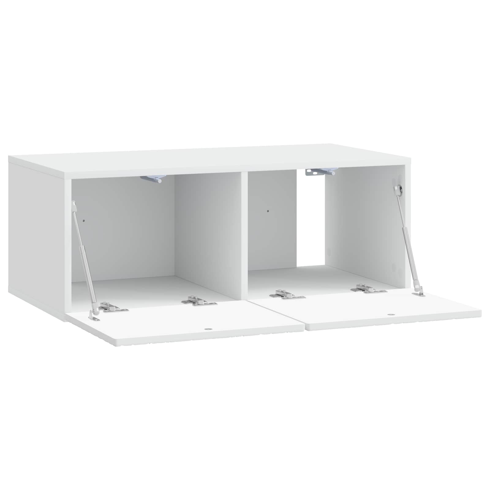 Wall-Mounted TV Cabinet 59.5 x 41 x 30 cm White Engineered Wood