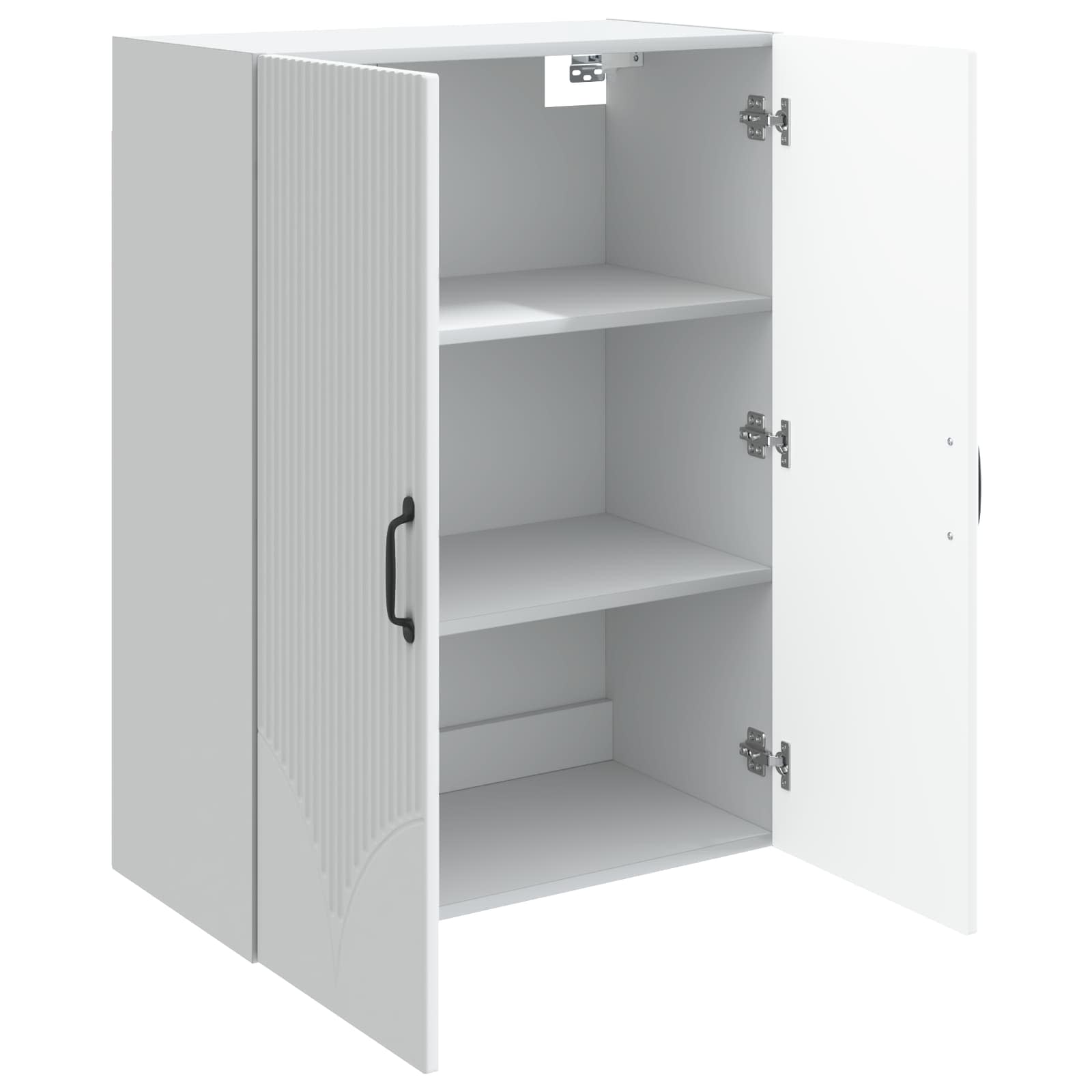 Wall-Mounted Cabinet White 66 x 34.5 x 90 cm Engineered Wood
