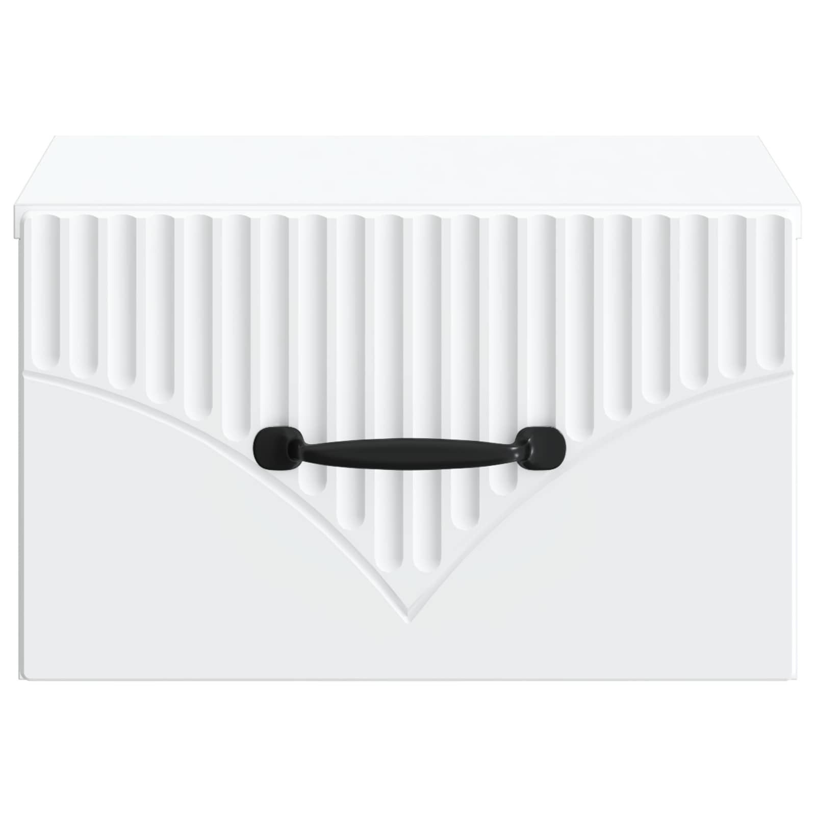 Wall-Mounted Bedside Cabinet White 34.5 x 33 x 20 cm