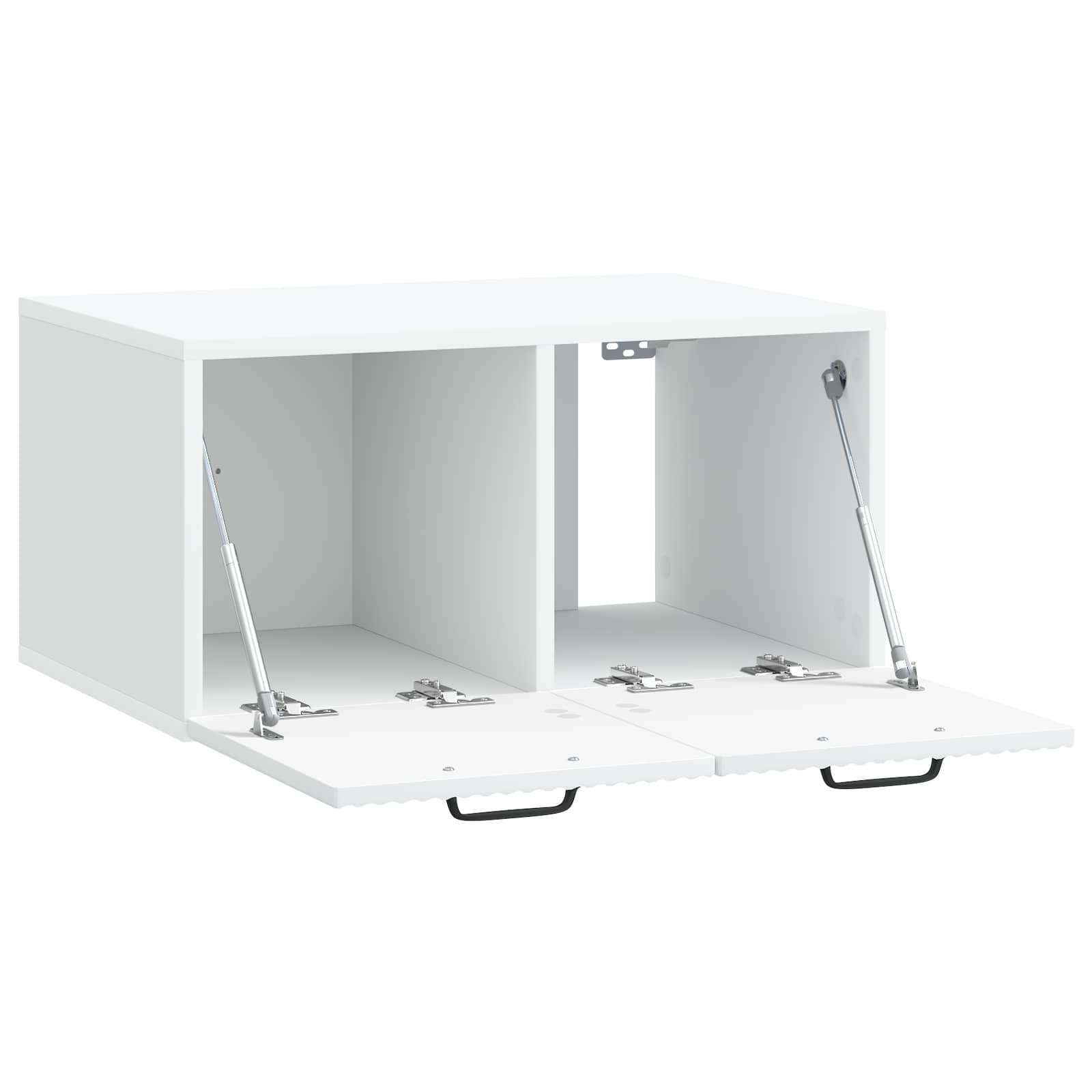 Wall-Mounted TV Cabinet White 59.5 x 41 x 30 cm Engineered Wood