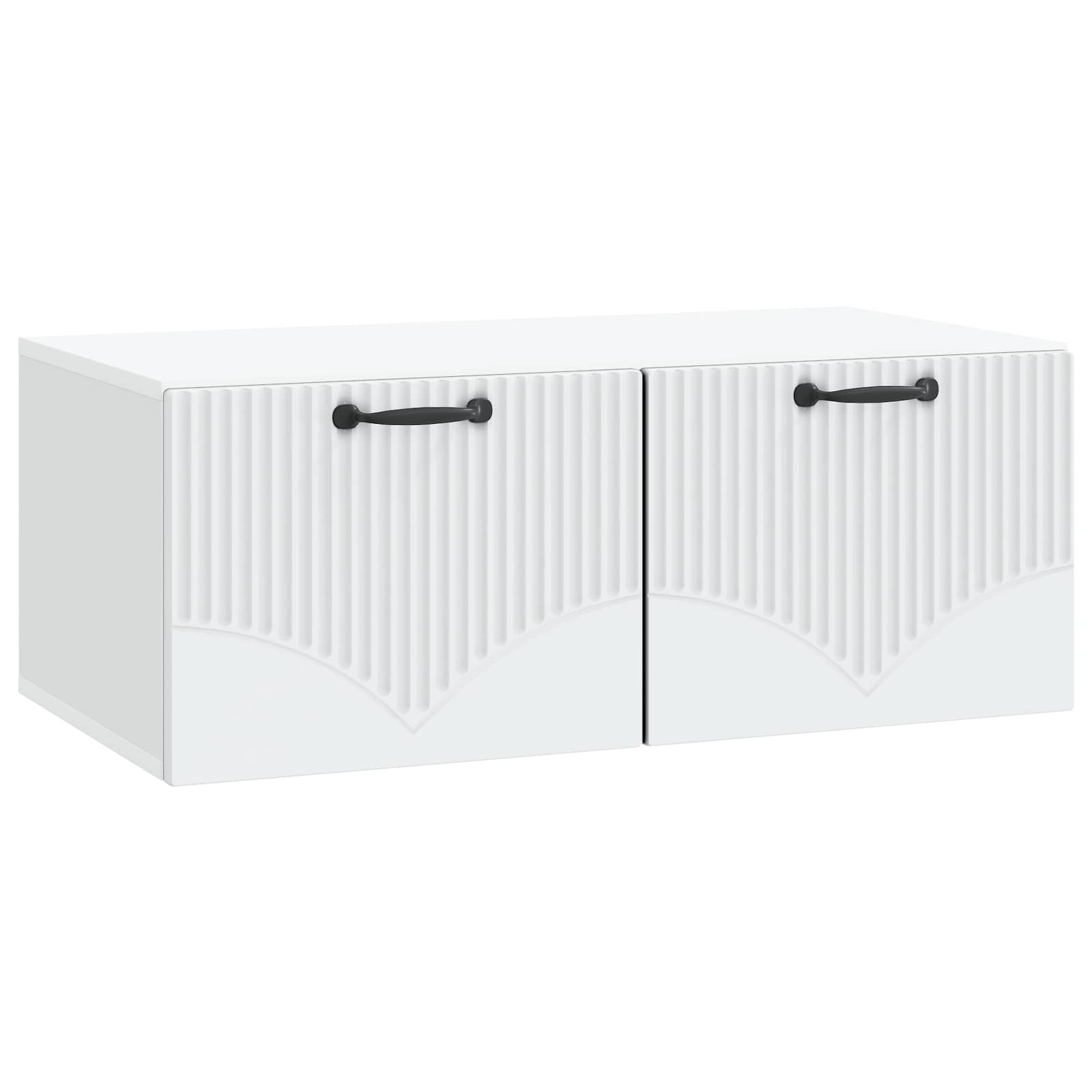 Wall-Mounted TV Cabinet White 78.5 x 41 x 30 cm Engineered Wood
