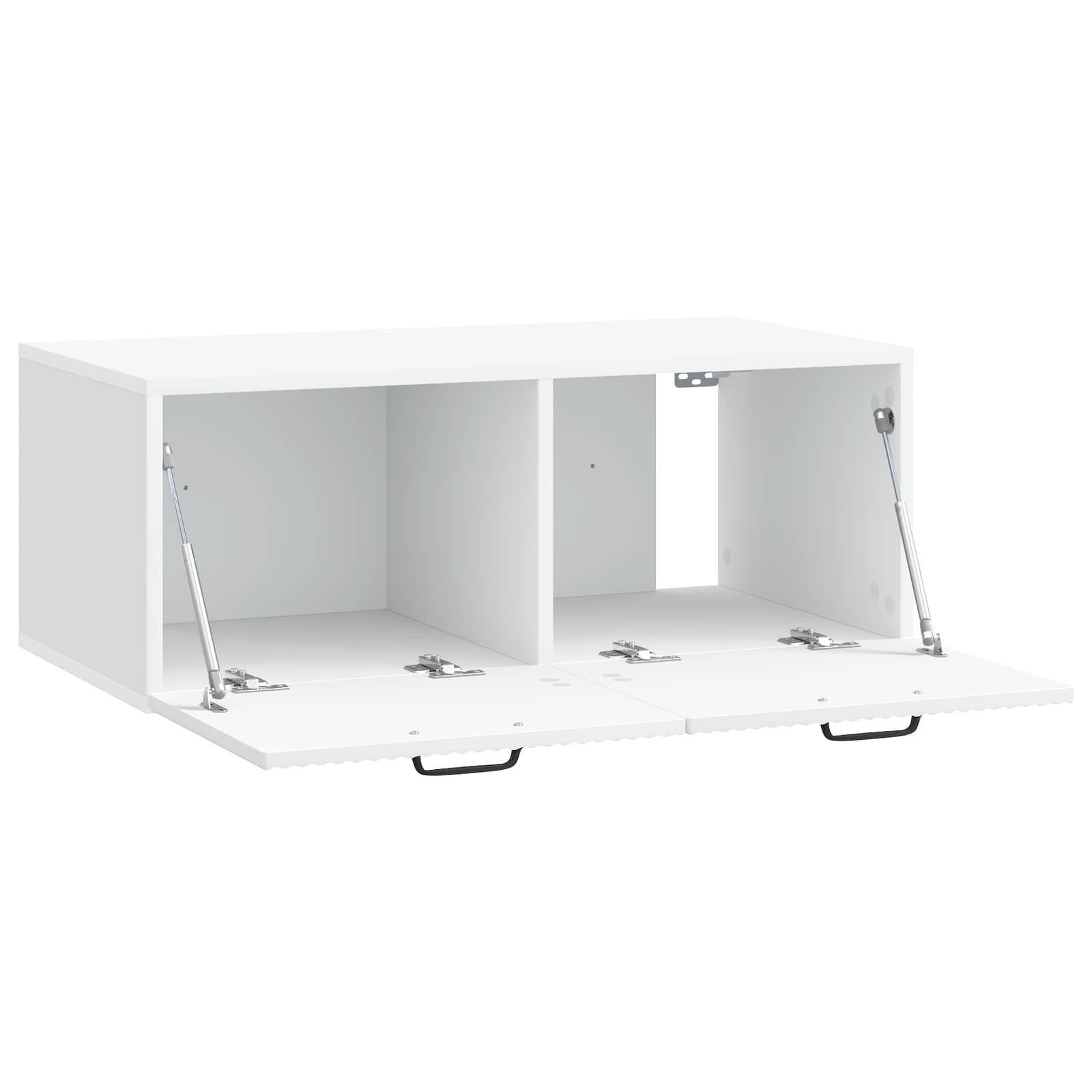 Wall-Mounted TV Cabinet White 78.5 x 41 x 30 cm Engineered Wood