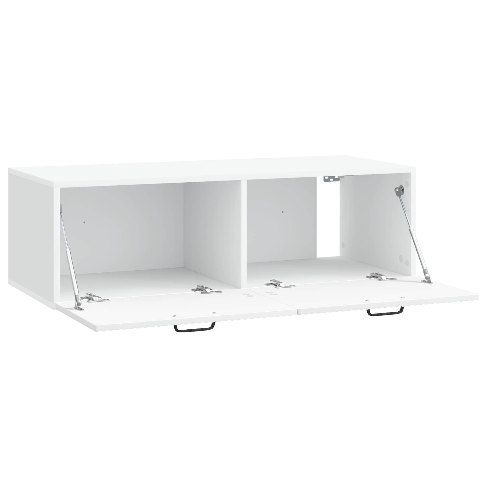 Wall-Mounted TV Cabinet White 98 x 41 x 30 cm Engineered Wood