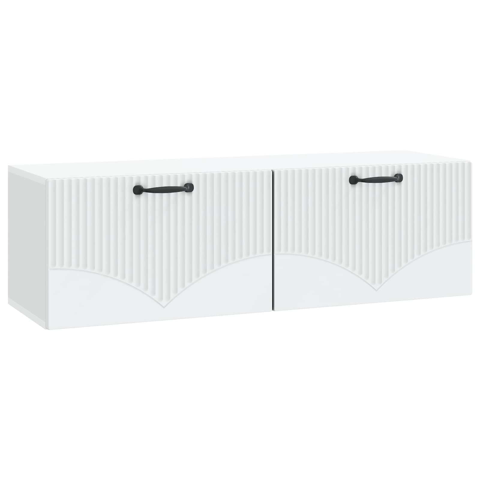 Wall-Mounted TV Cabinet White 98 x 31 x 30 cm Engineered Wood