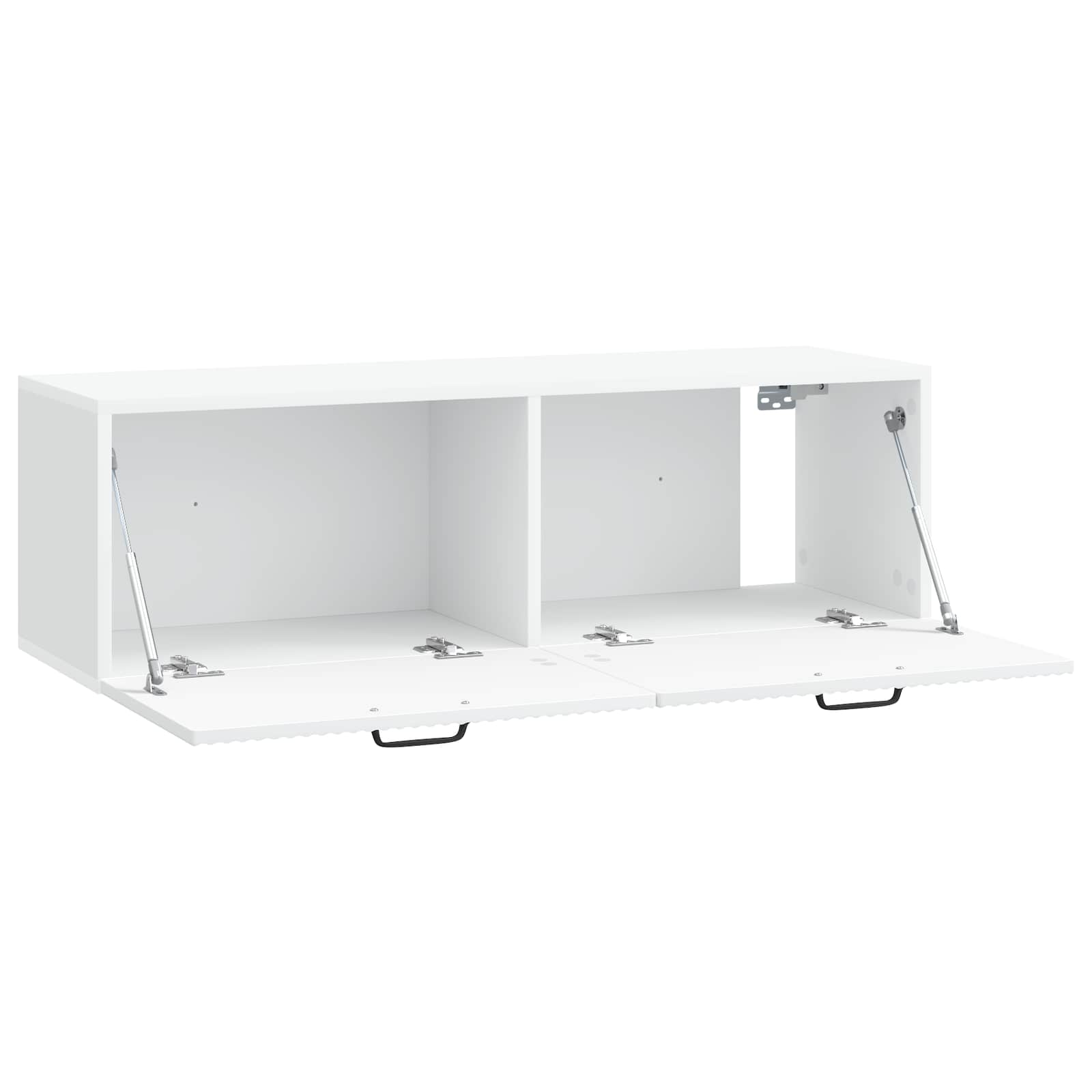 Wall-Mounted TV Cabinet White 98 x 31 x 30 cm Engineered Wood