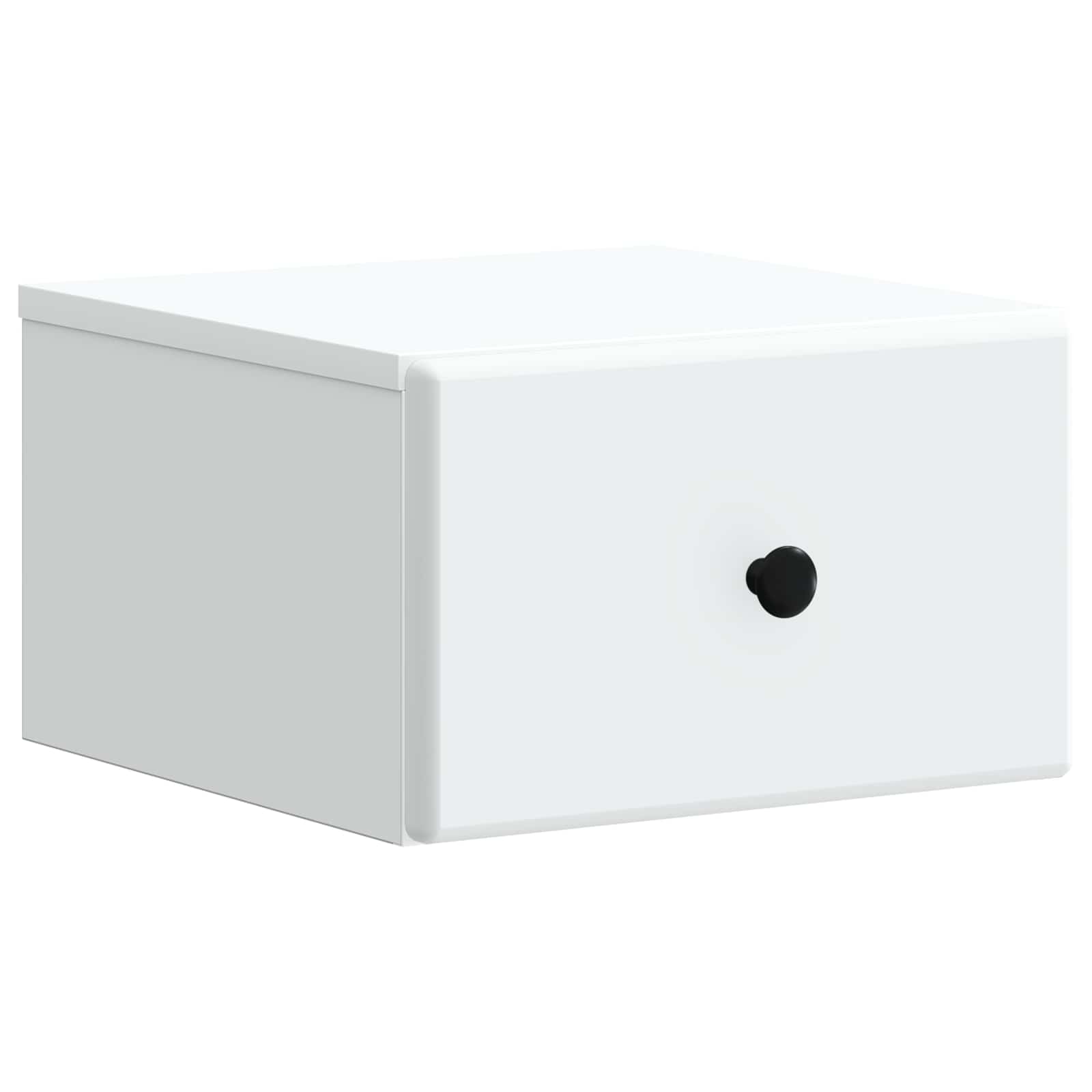 Wall-Mounted Bedside Cabinet White 34.5 x 33 x 20 cm