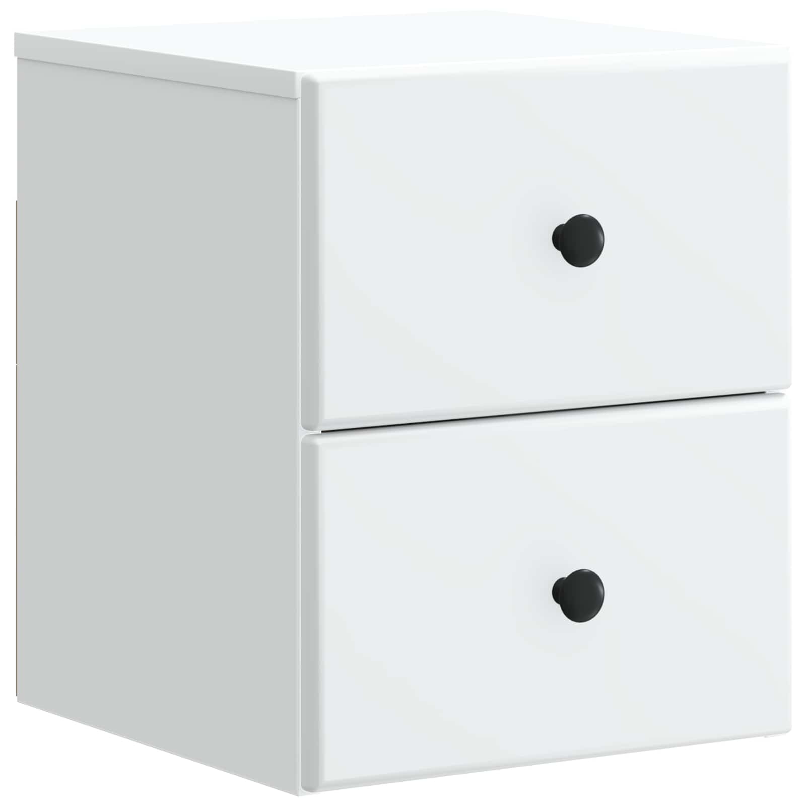 Wall-Mounted Bedside Cabinet White 34.5 x 33 x 40 cm