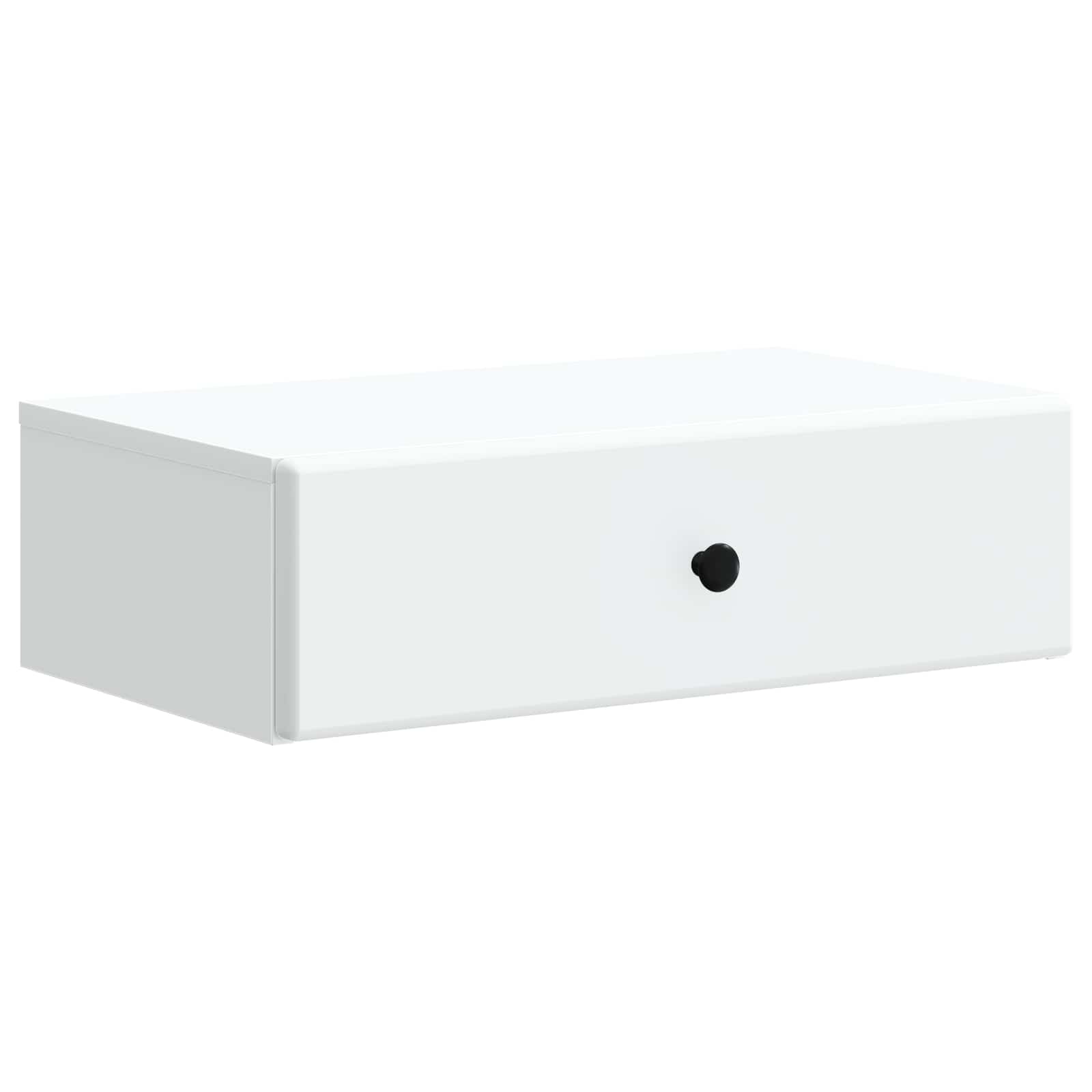 Wall-Mounted Side Table White 59 x 34.5 x 17 cm Engineered Wood