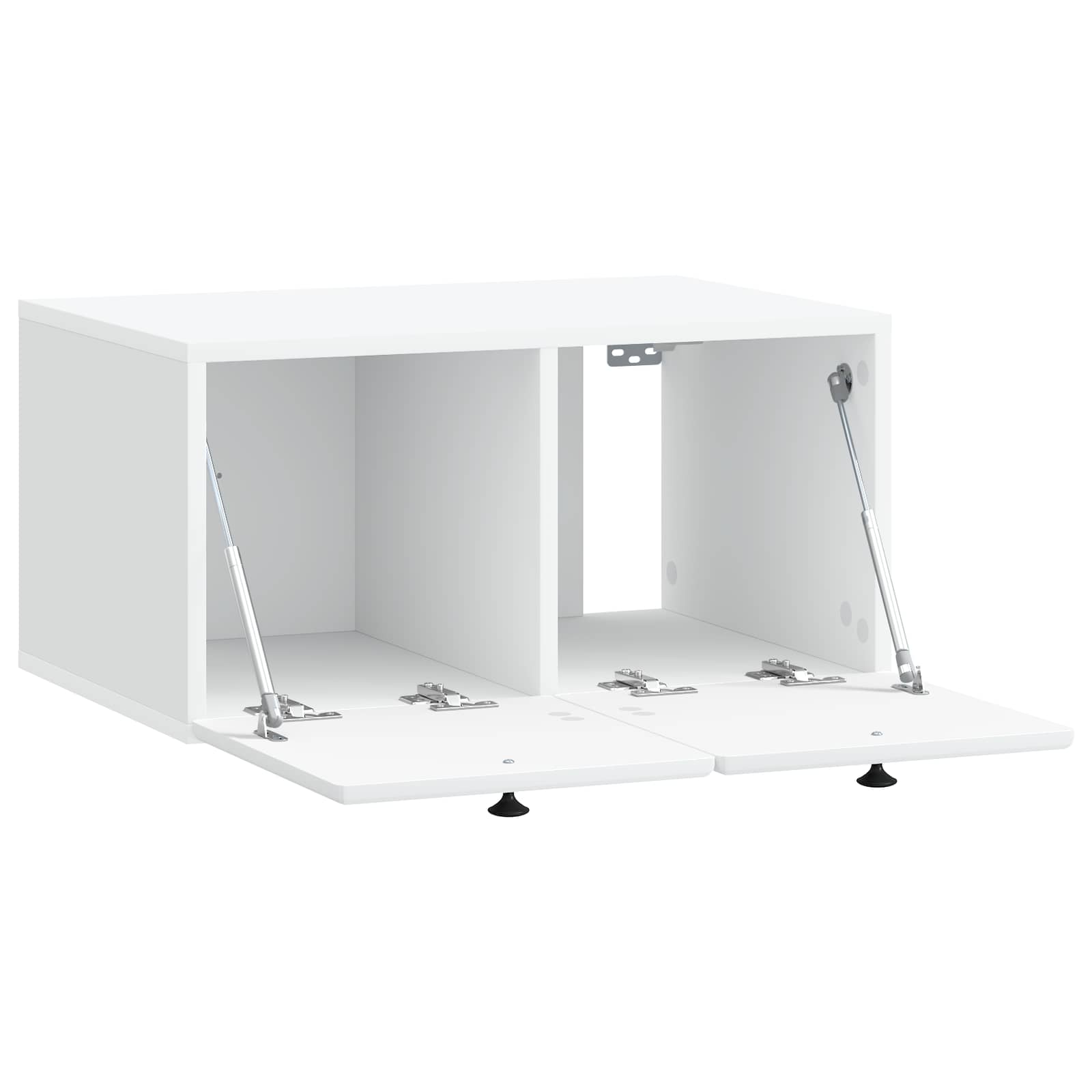 Wall-Mounted TV Cabinet 59.5 x 41 x 30 cm White Engineered Wood