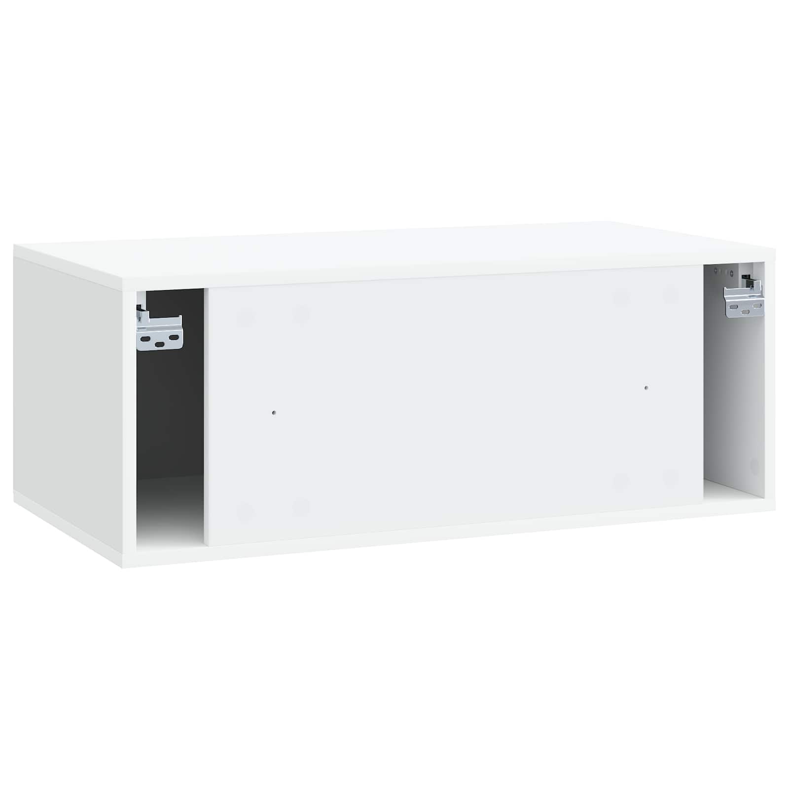 Wall-Mounted TV Cabinet 78.5 x 41 x 30 cm White Engineered Wood
