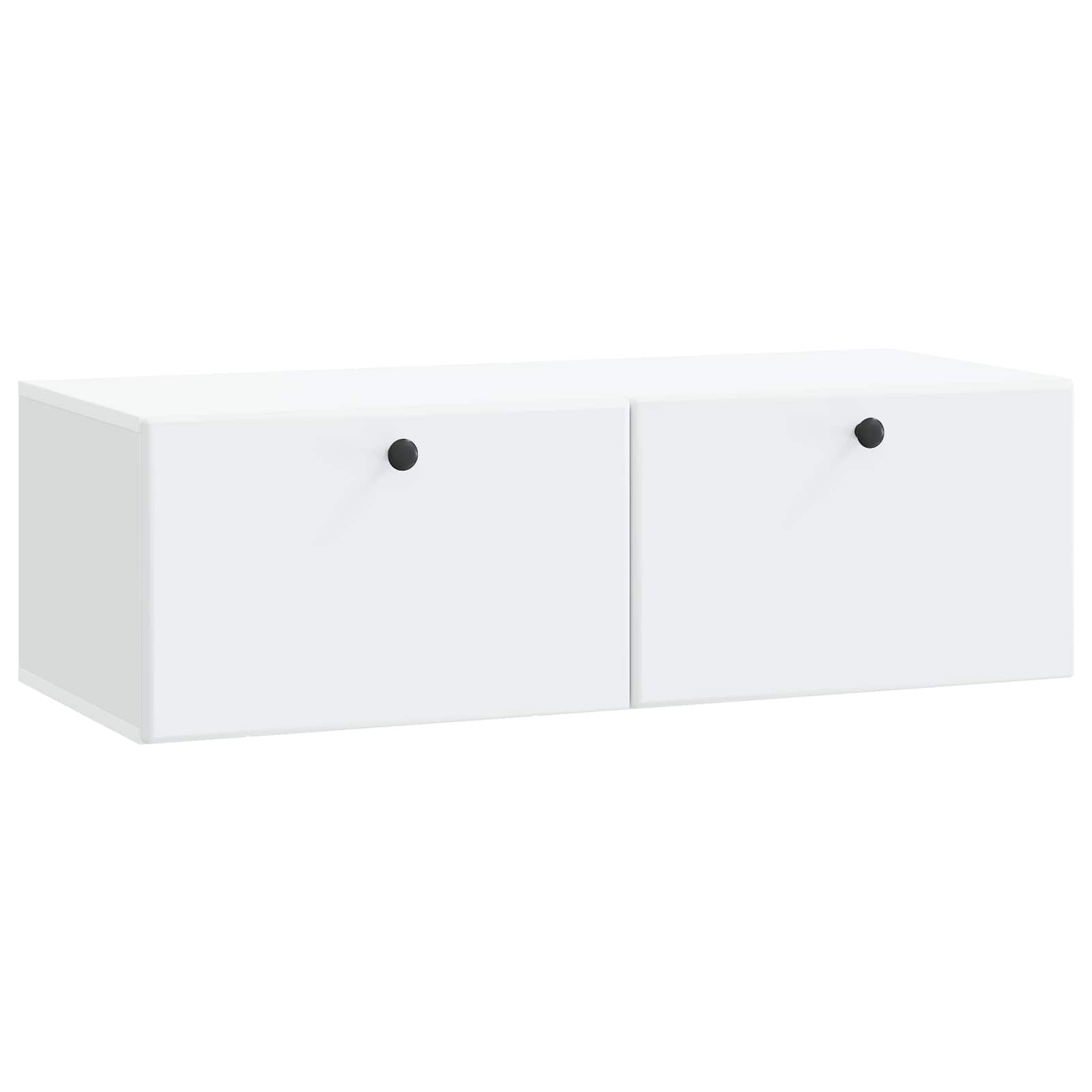 Wall-Mounted TV Cabinet 98 x 41 x 30 cm White Engineered Wood