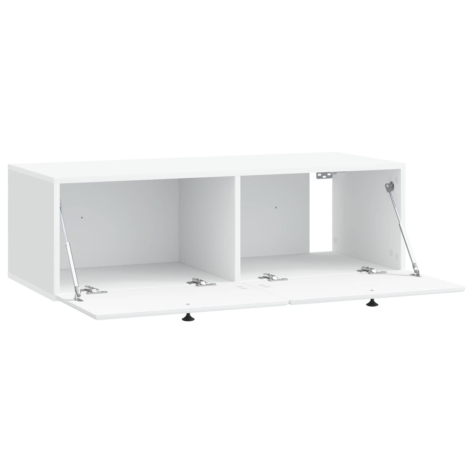 Wall-Mounted TV Cabinet 98 x 41 x 30 cm White Engineered Wood