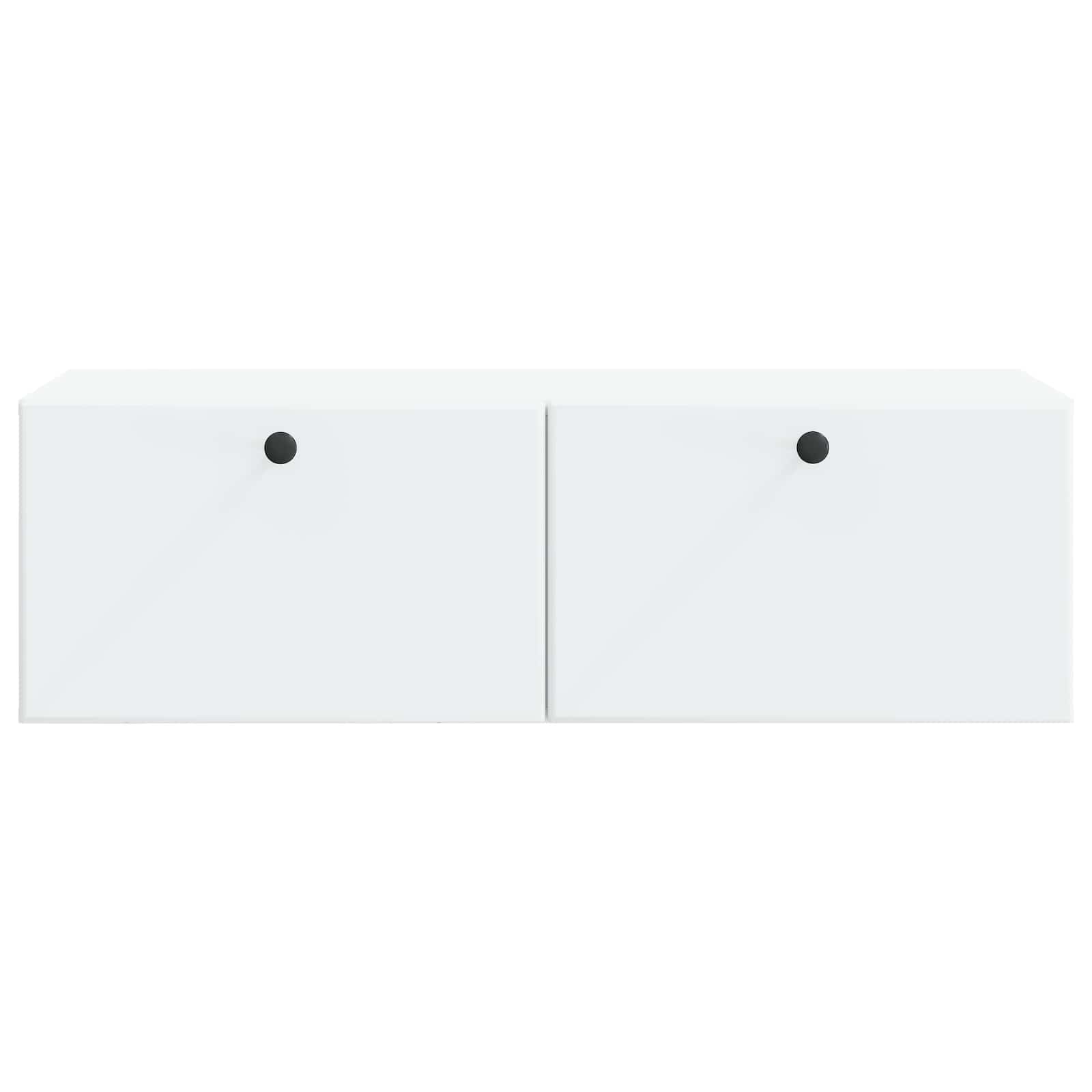 Wall-Mounted TV Cabinet 98 x 41 x 30 cm White Engineered Wood