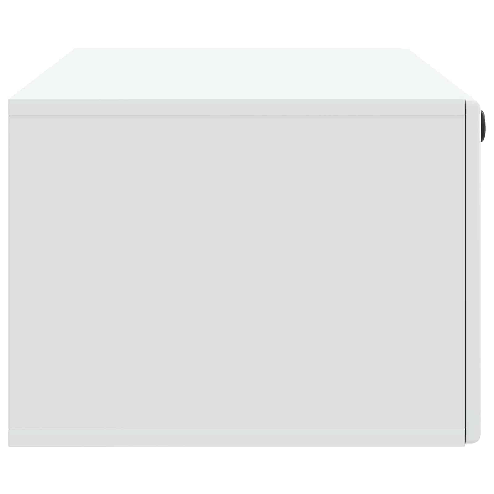 Wall-Mounted TV Cabinet 98 x 41 x 30 cm White Engineered Wood