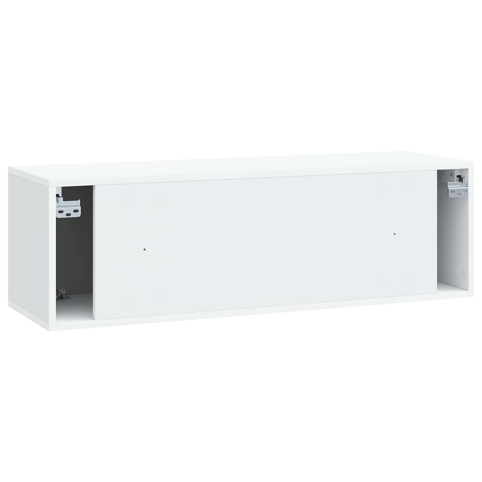 Wall-Mounted TV Cabinet 98 x 31 x 30 cm White Engineered Wood