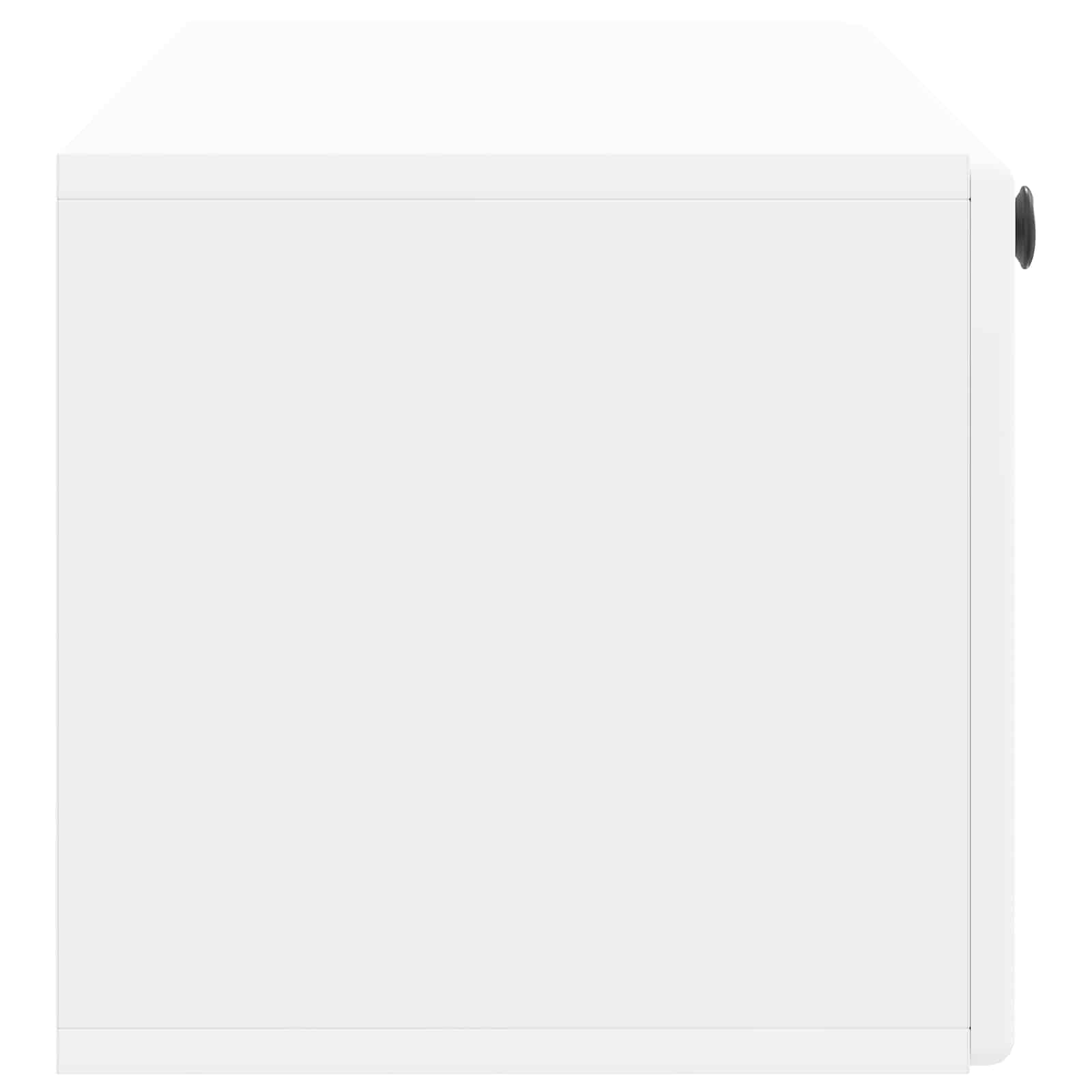Wall-Mounted TV Cabinet 98 x 31 x 30 cm White Engineered Wood