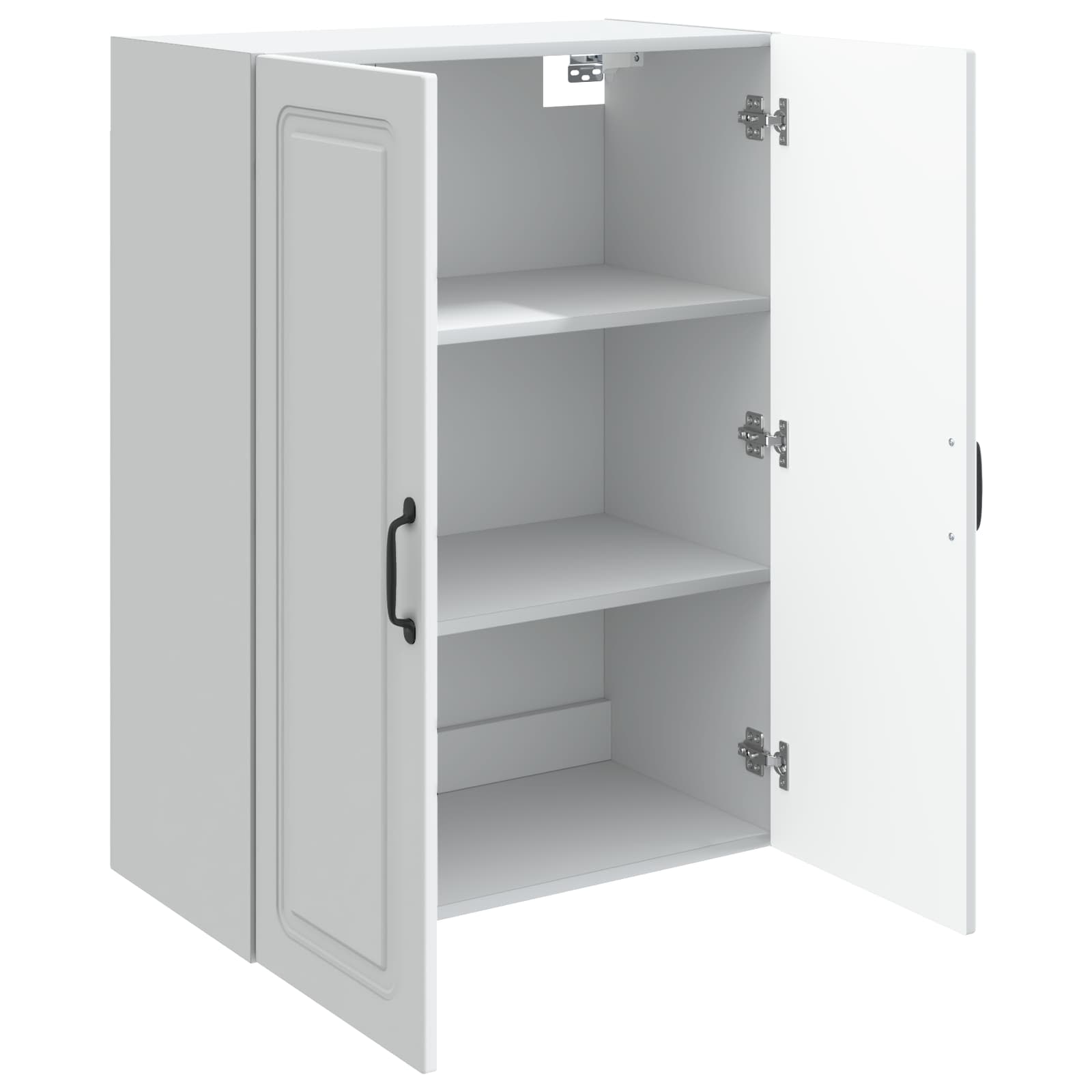 Wall-Mounted Cabinet 66 x 34.5 x 90 cm Engineered Wood White