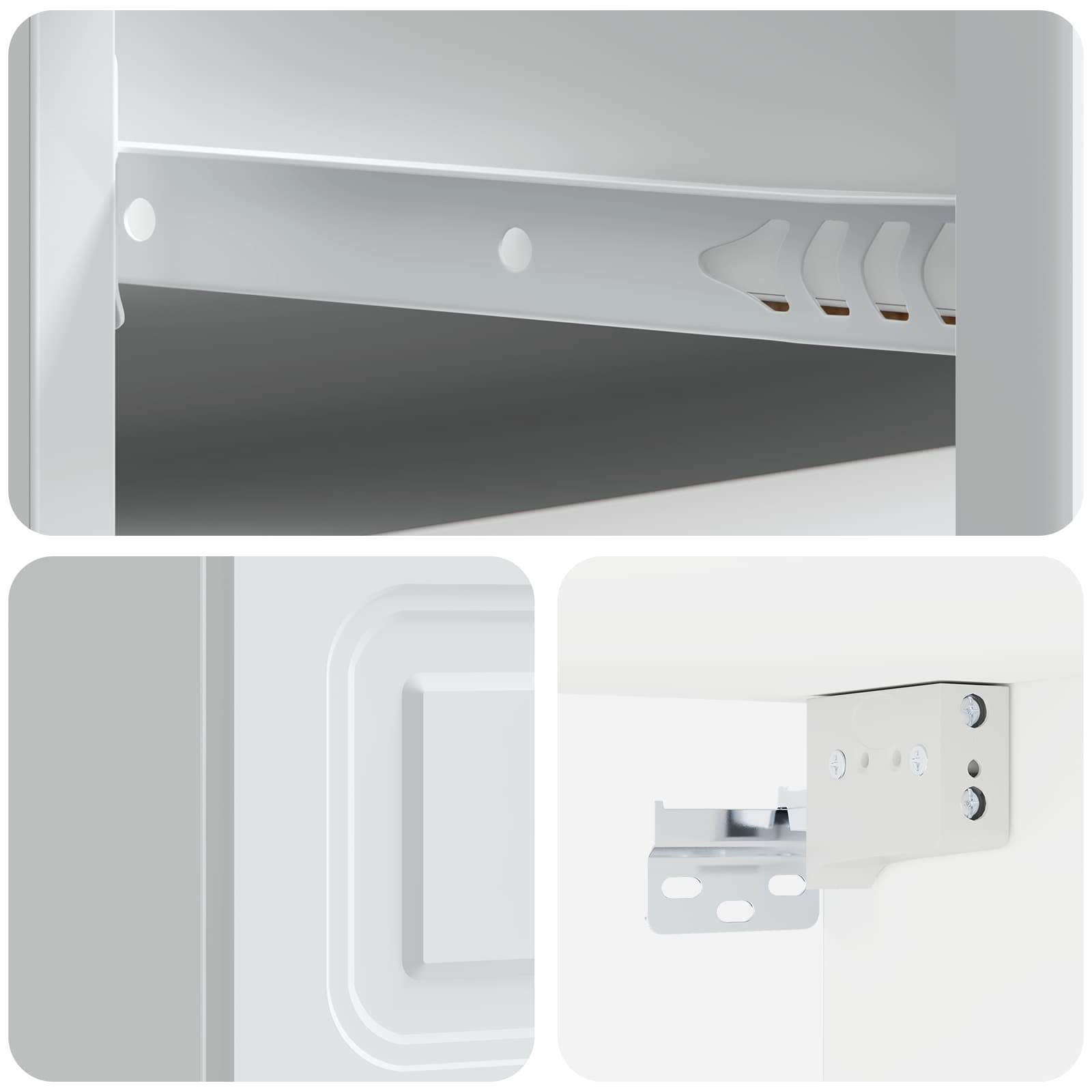 Wall-Mounted Bedside Cabinet White 34.5 x 33 x 20 cm