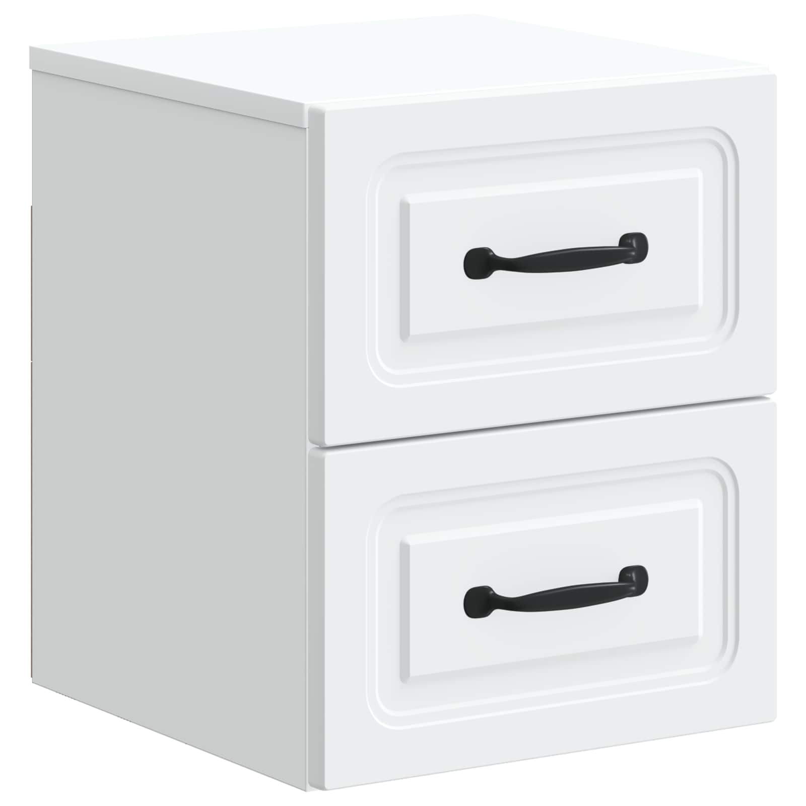Wall-Mounted Bedside Cabinet White 34.5 x 33 x 40 cm