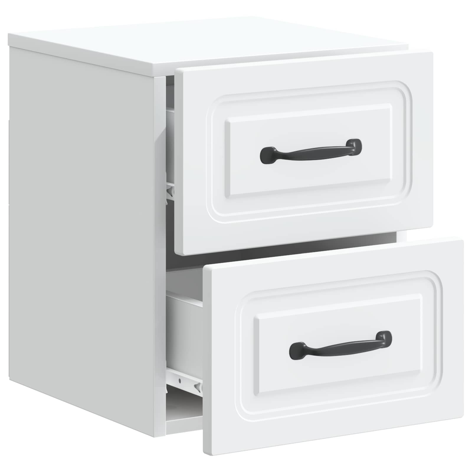 Wall-Mounted Bedside Cabinet White 34.5 x 33 x 40 cm