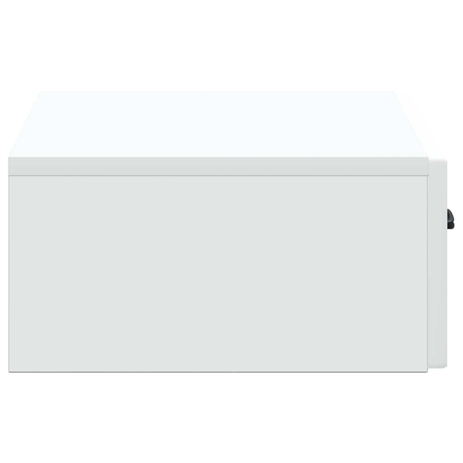 Wall-Mounted Side Table White 59 x 34.5 x 17 cm Engineered Wood